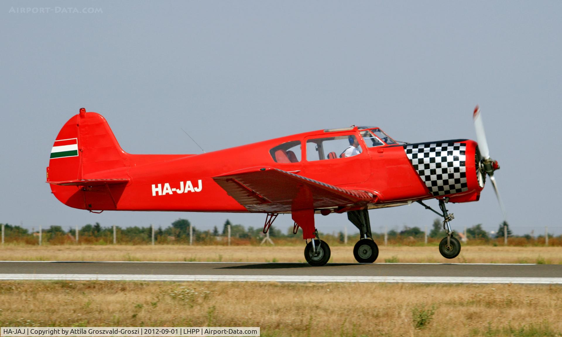 HA-JAJ, 1980 Yakovlev Yak-18T C/N 22202040216, LHPP - Pécs-Pogány Airport, Hungary