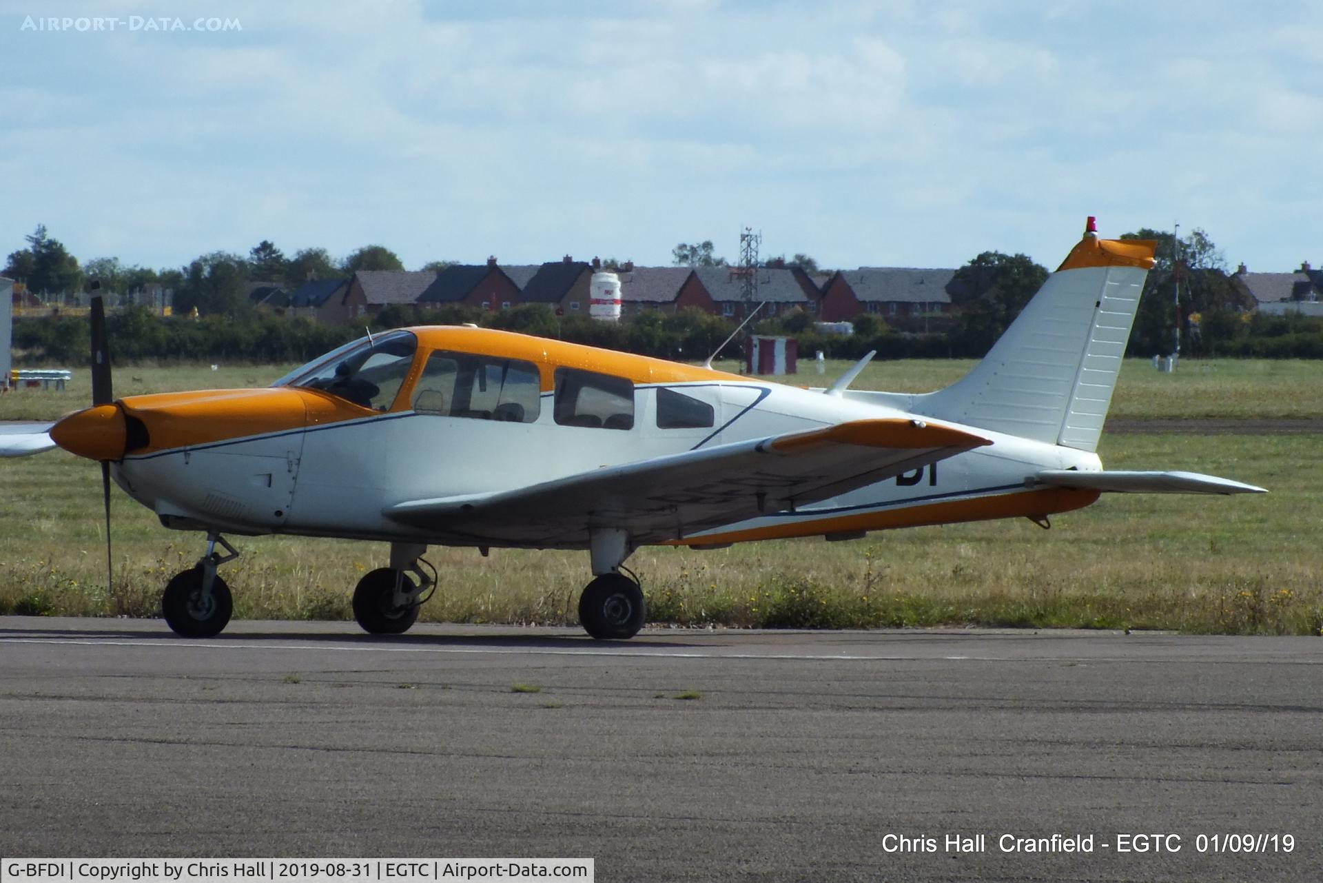 G-BFDI, 1977 Piper PA-28-181 Cherokee Archer II C/N 28-7790382, Cranfield