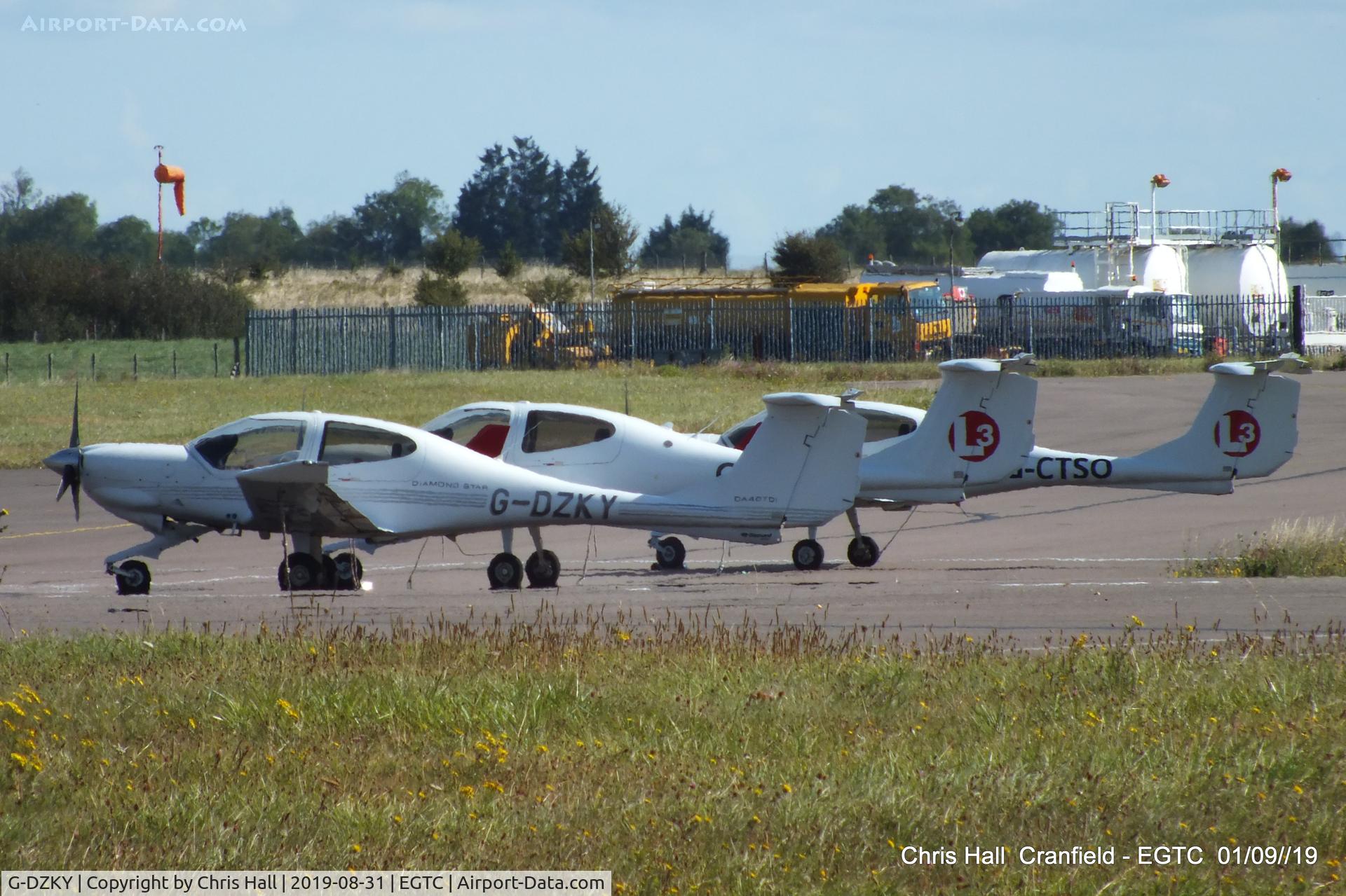 G-DZKY, 2008 Diamond DA-40 Diamond Star C/N D4.342, Cranfield