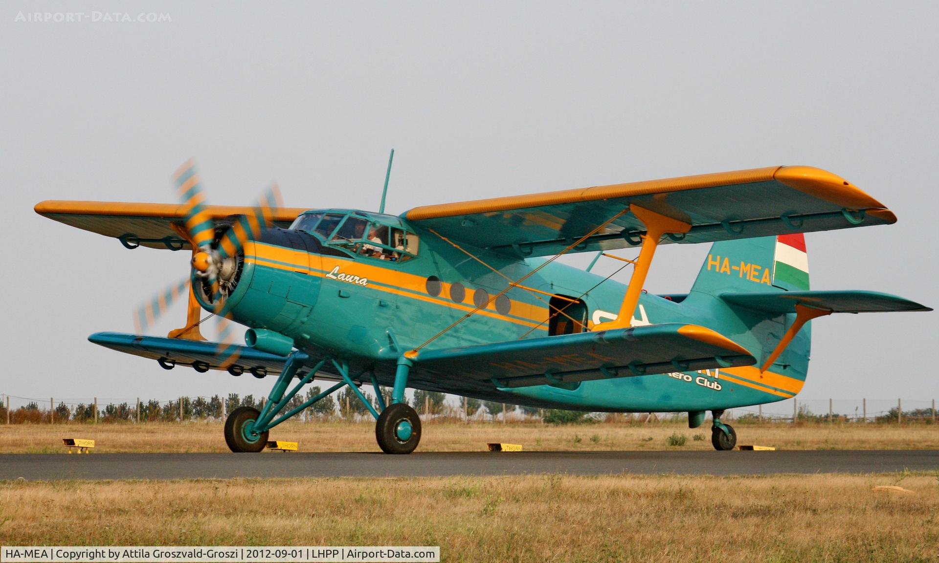 HA-MEA, 1979 PZL-Mielec An-2R C/N 1G186-07, LHPP - Pécs-Pogány Airport, Hungary