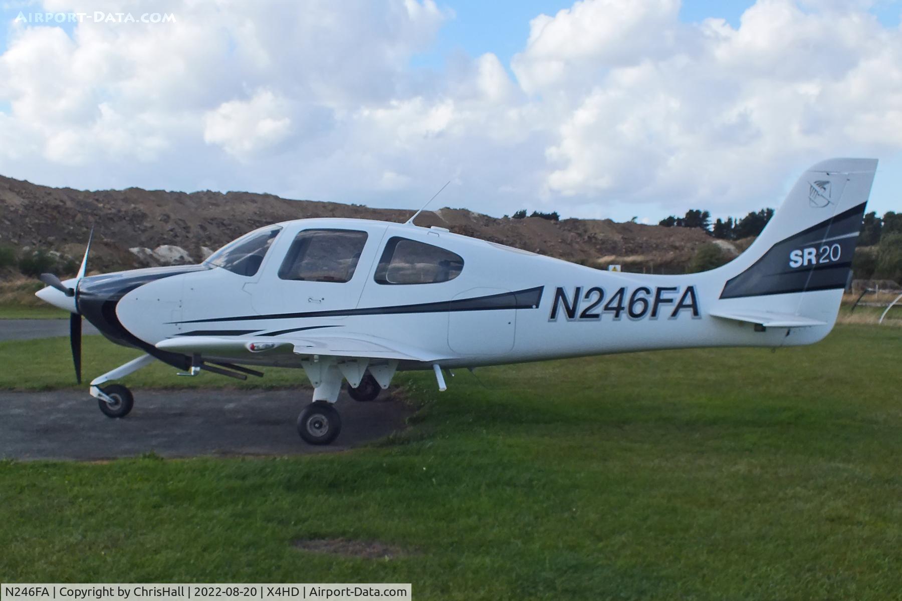 N246FA, Cirrus SR20 C/N 1153, Crossland Moor Airfield