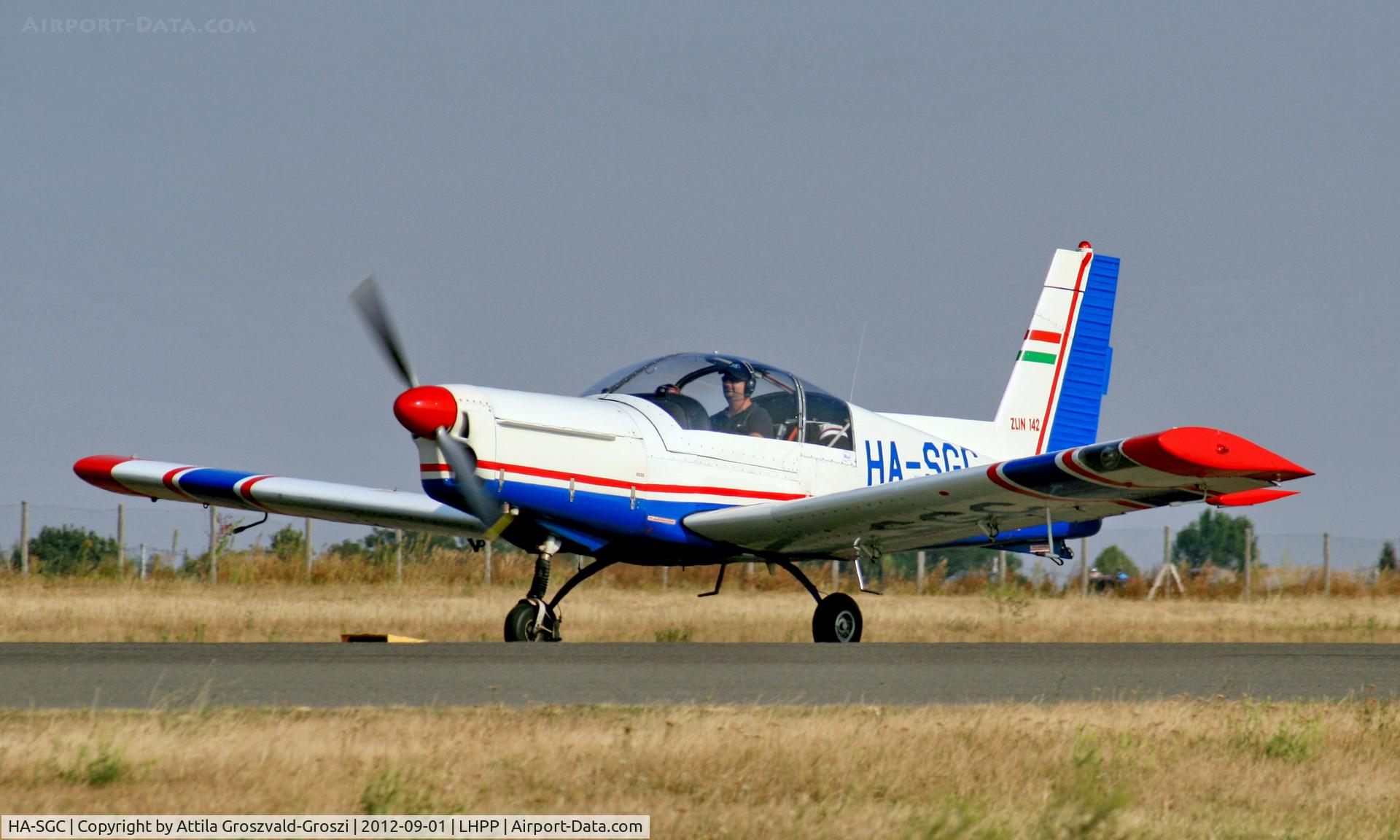 HA-SGC, 1982 Zlin Z-142 C/N 0273, LHPP - Pécs-Pogány Airport, Hungary