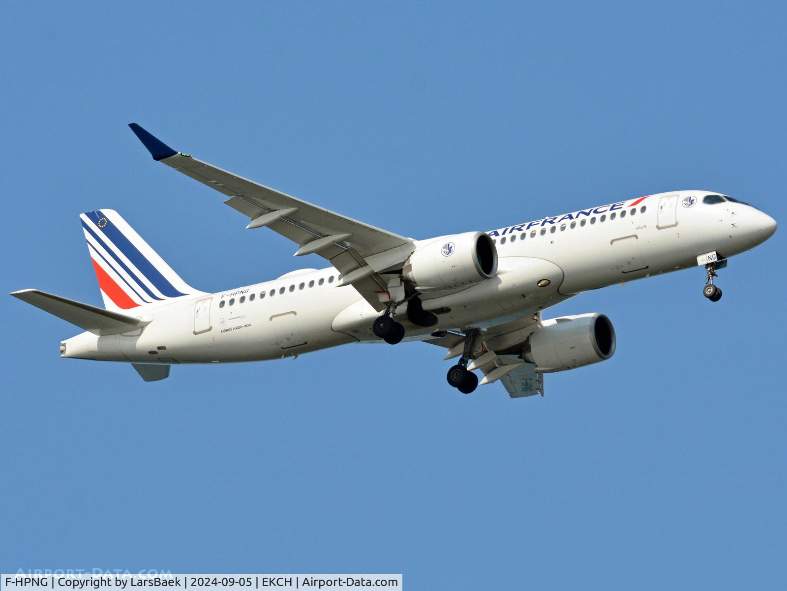 F-HPNG, 2023 Airbus A220-371 C/N 55243, RWY04L
