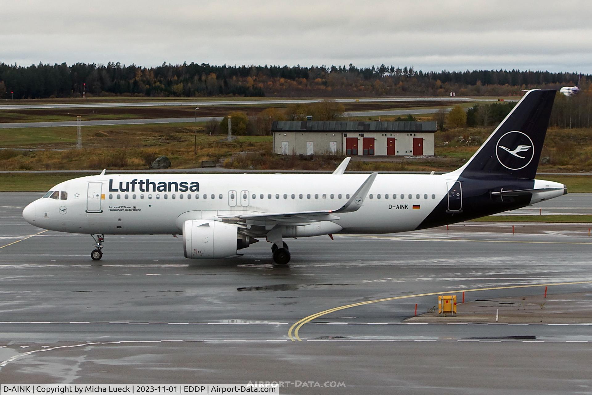 D-AINK, 2018 Airbus A320-271NEO C/N 8249, At Leipzig/Halle