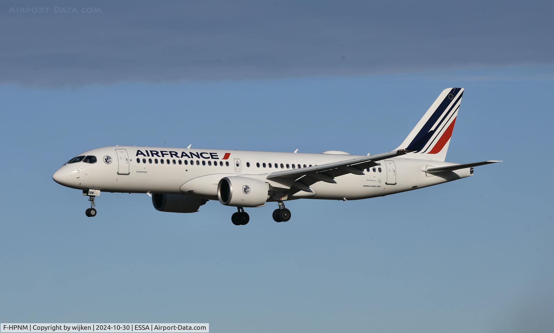 F-HPNM, 2024 Airbus A220-300 C/N 55299, Rwy 26