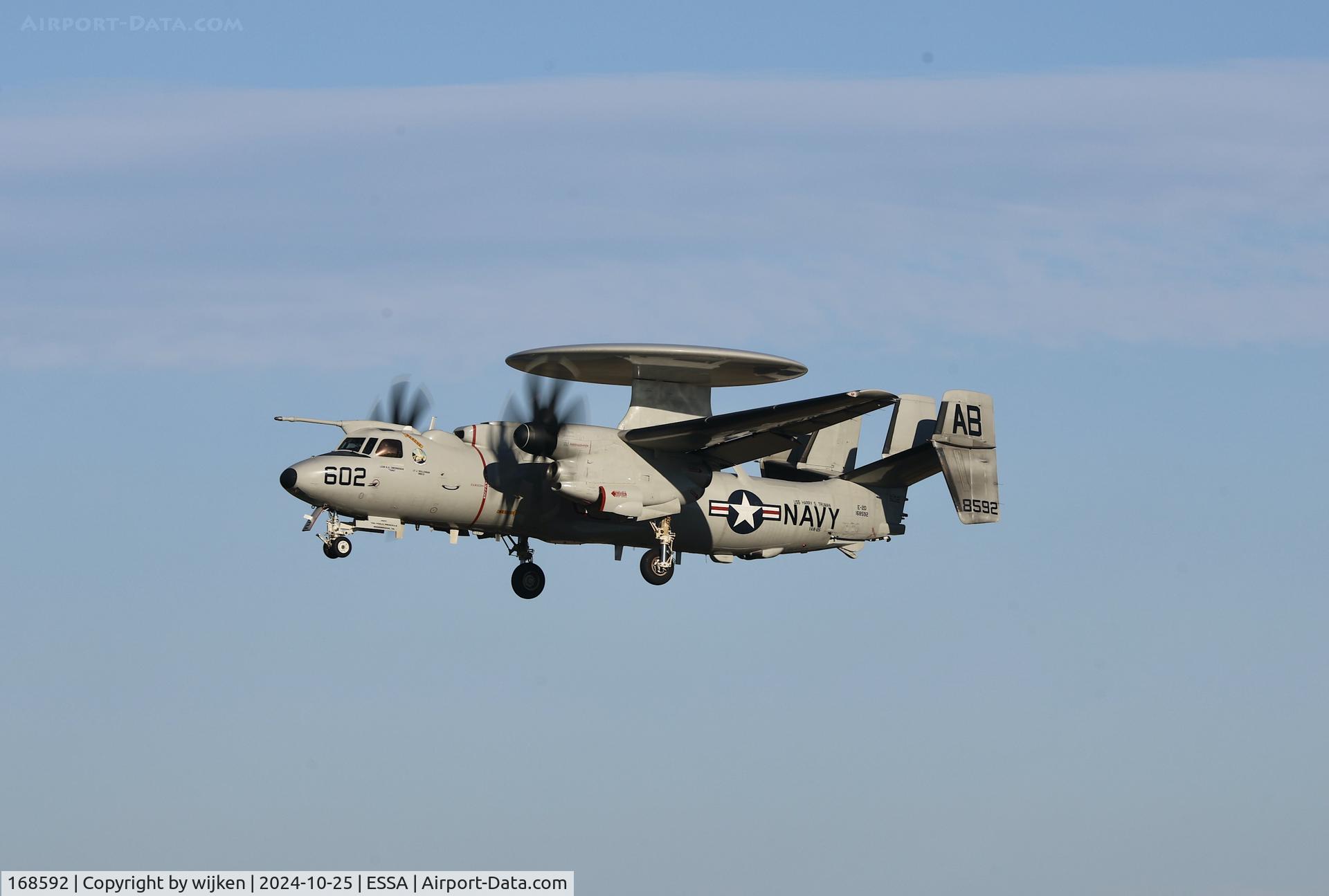 168592, 2006 Northrop Grumman E-2D Advanced Hawkeye C/N AA-11, Rwy 26