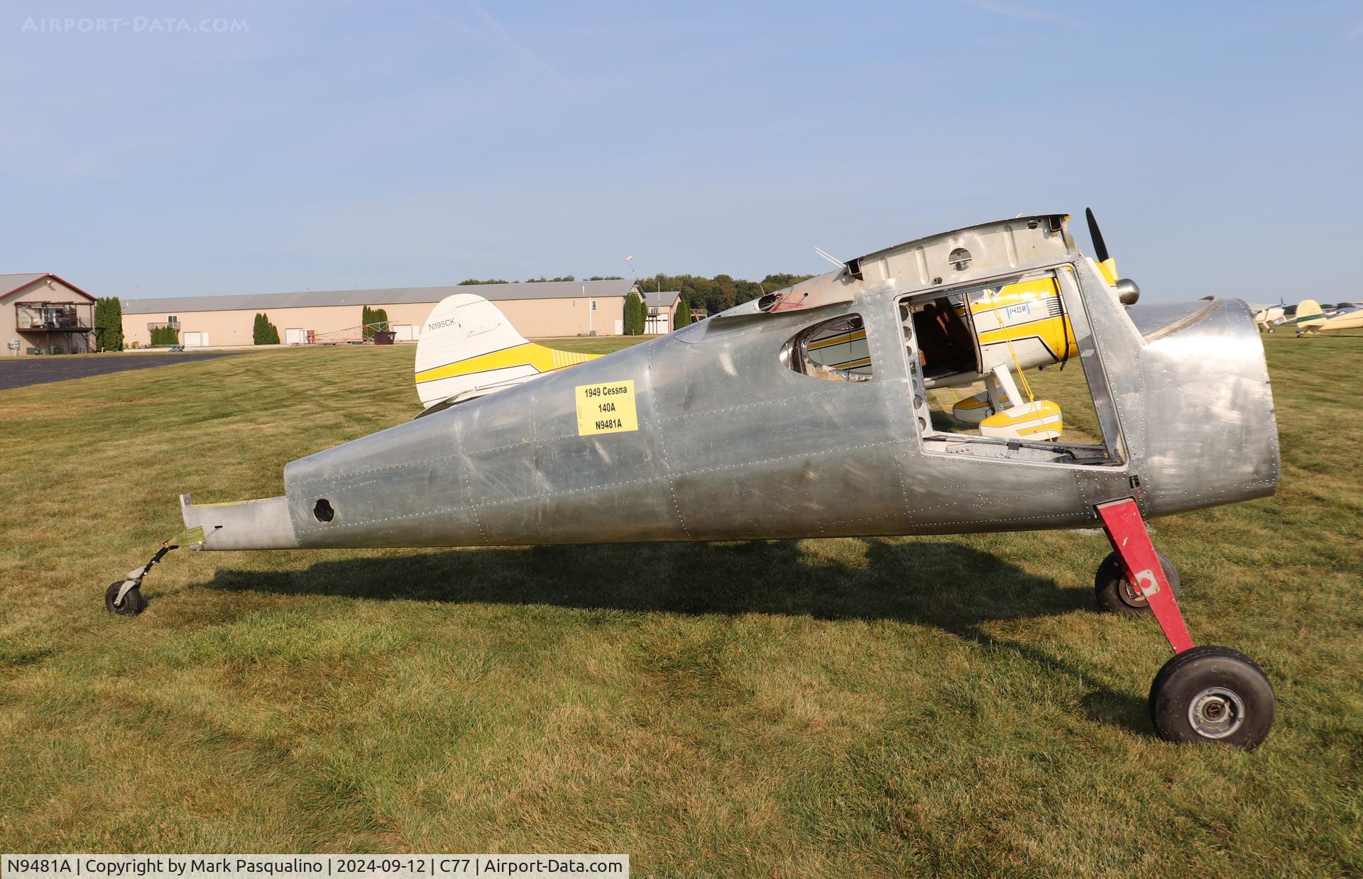 N9481A, 1949 Cessna 140A C/N 15302, Cessna 140A