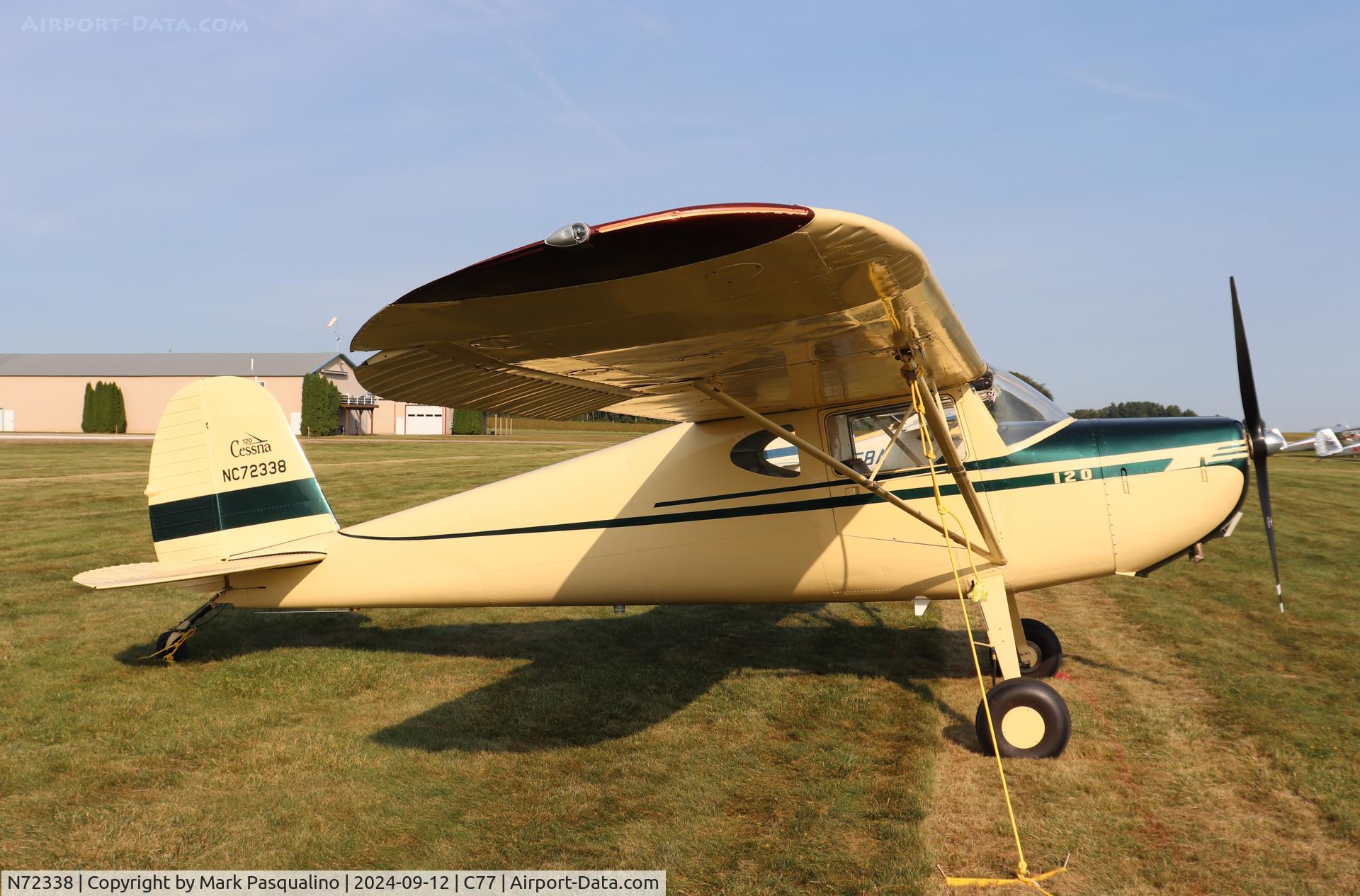 N72338, 1946 Cessna 120 C/N 9522, Cessna 120