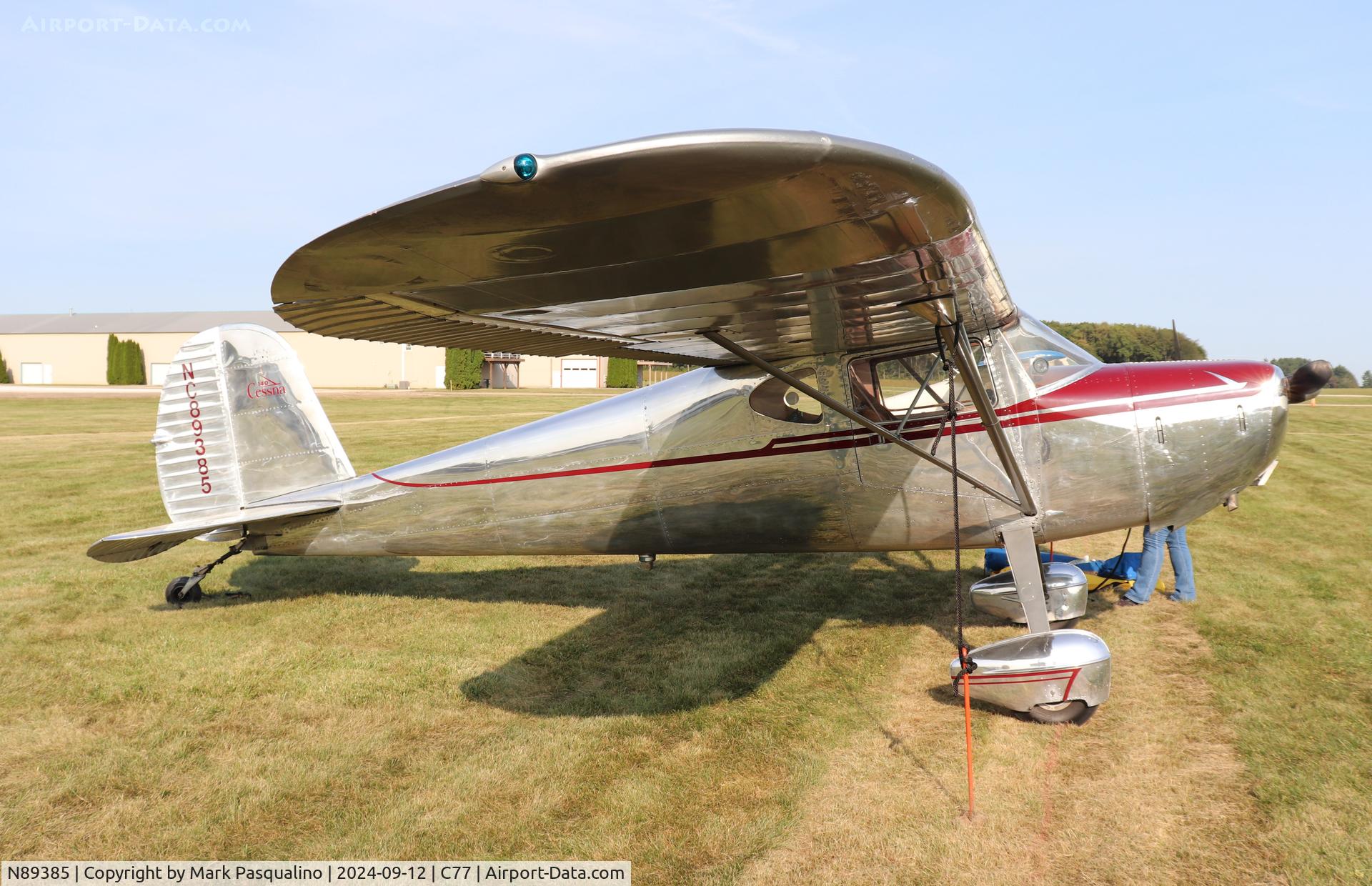 N89385, 1946 Cessna 140 C/N 8417, Cessna 140