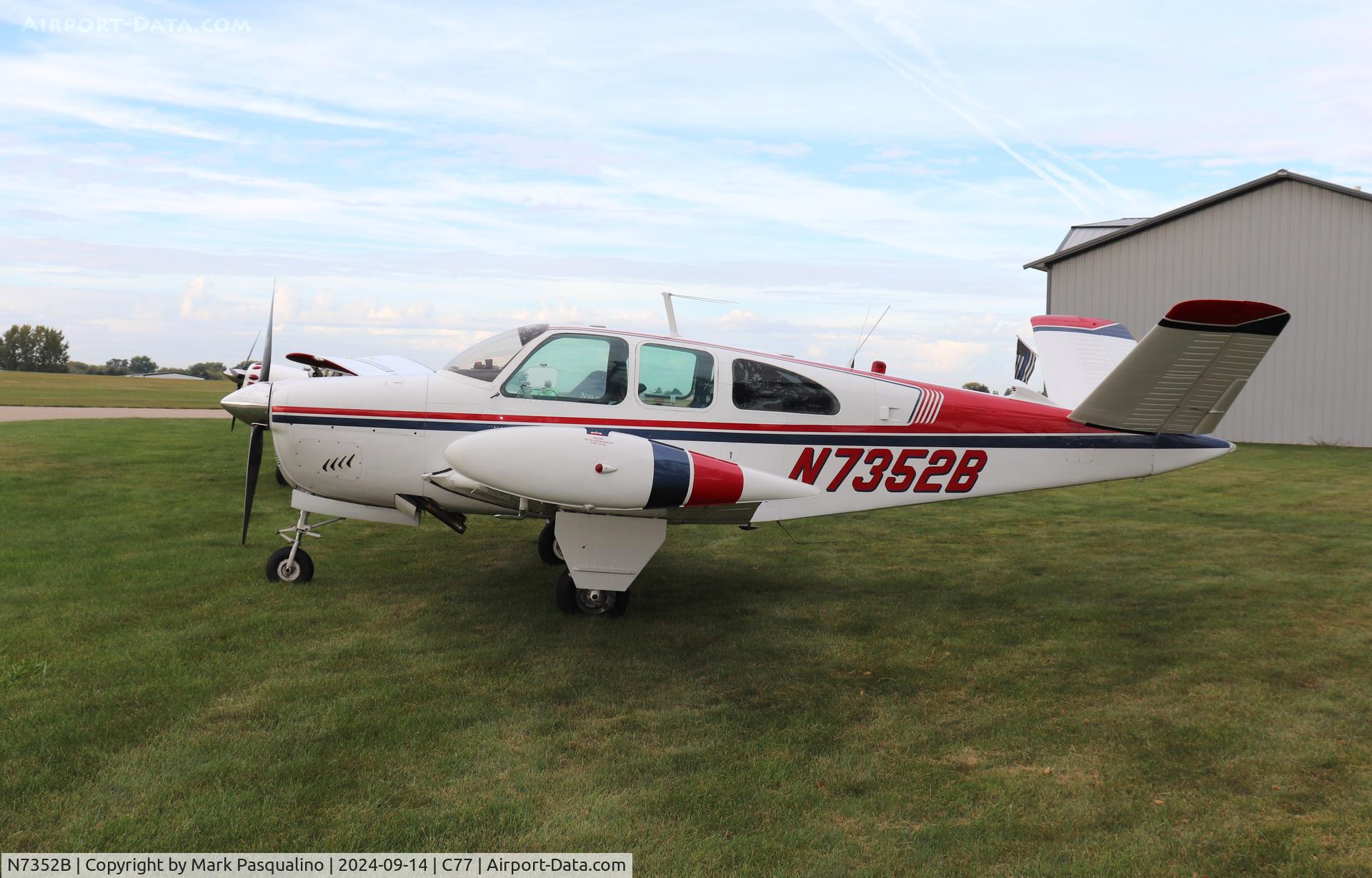 N7352B, 1956 Beech E35 C/N D-3815, Beech E35