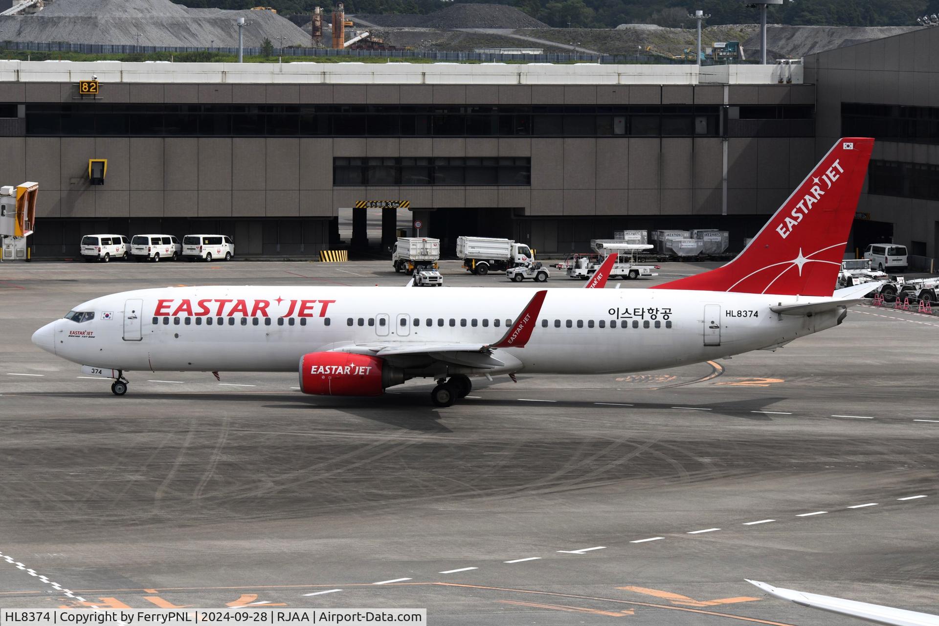 HL8374, 2010 Boeing 737-86N(WL) C/N 36547, Eastar Jet B738 ready for taxy