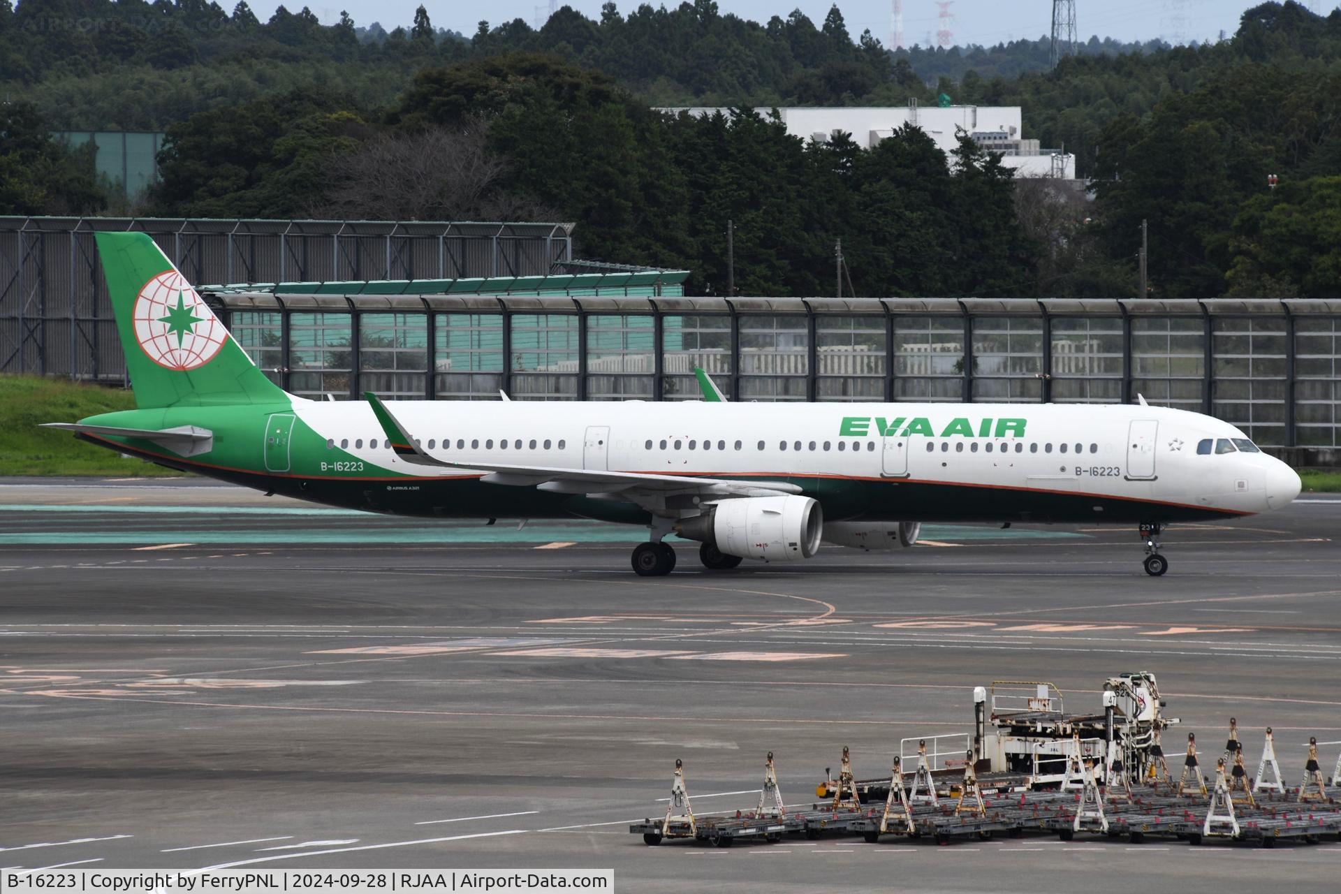B-16223, 2016 Airbus A321-211 C/N 7054, Arrival of EVA A321