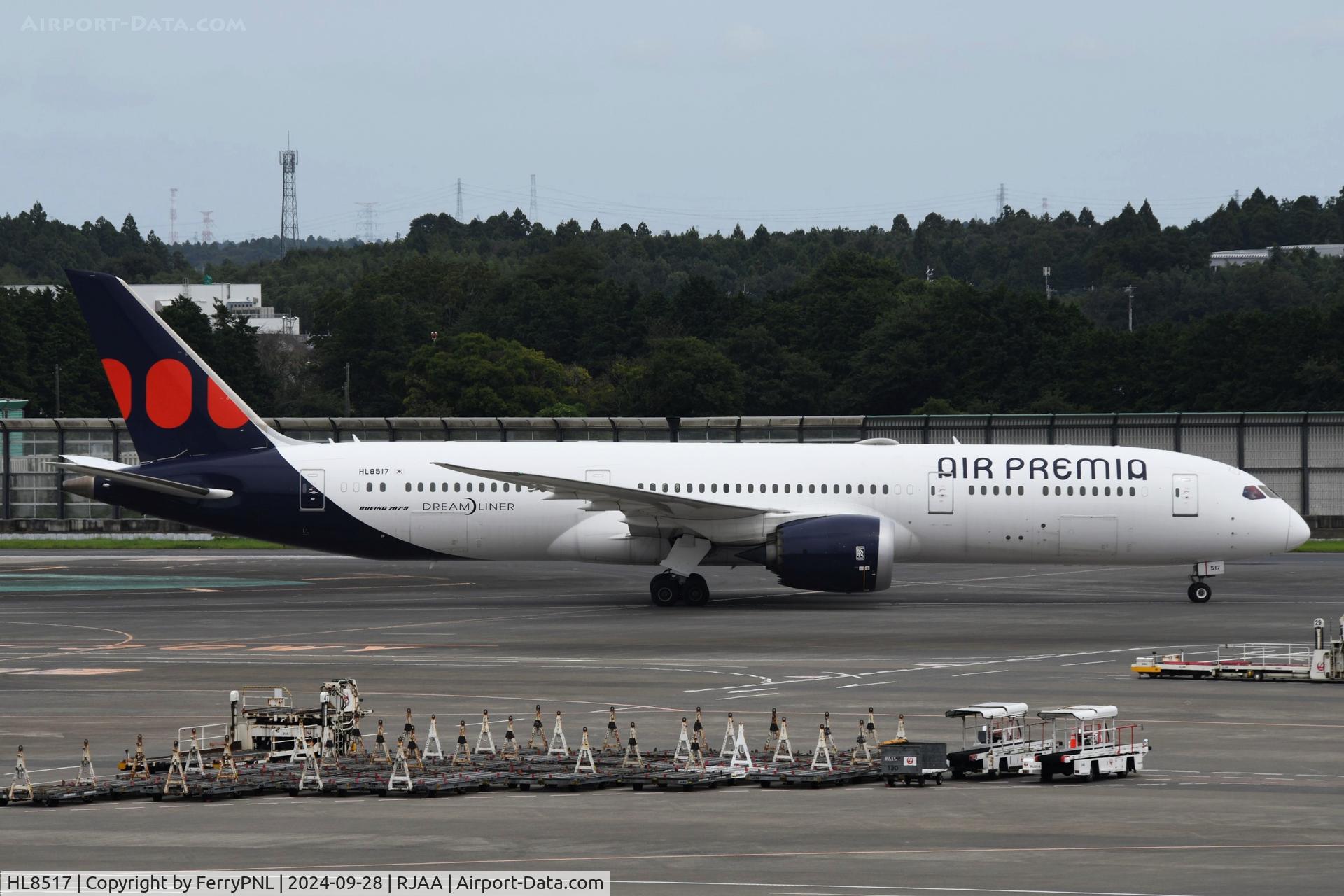 HL8517, 2018 Boeing 787-9 Dreamliner C/N 63314, Air Premia B789 in NRT