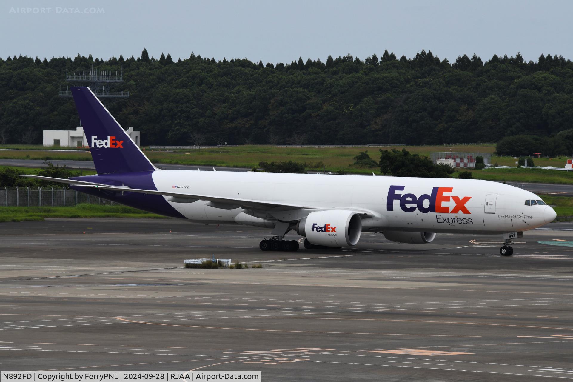 N892FD, 2011 Boeing 777-FS2 C/N 38707, Arrival of Fedex B772F