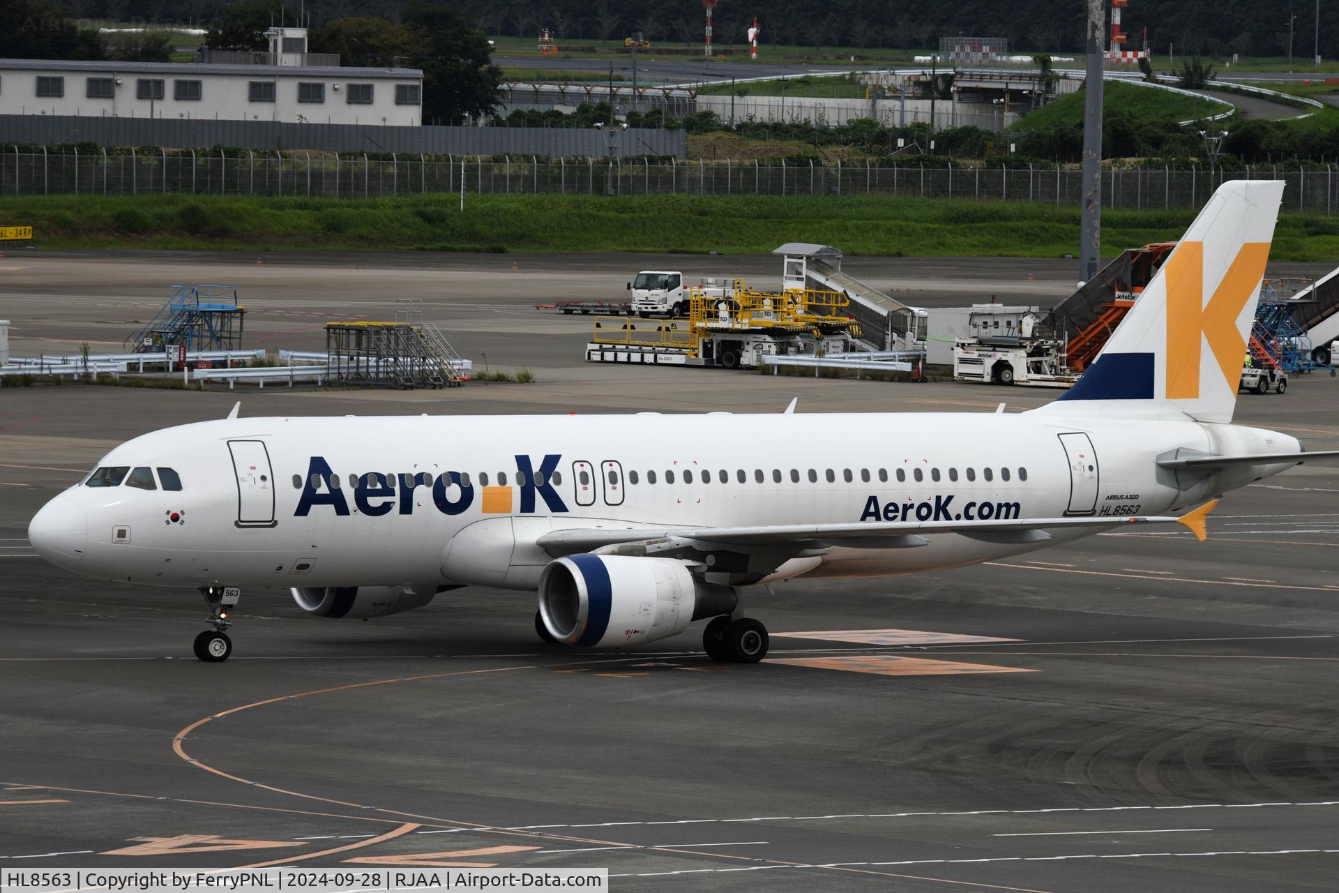 HL8563, 2005 Airbus A320-214 C/N 2407, Aero-K A320, former Vueling EC-JGM