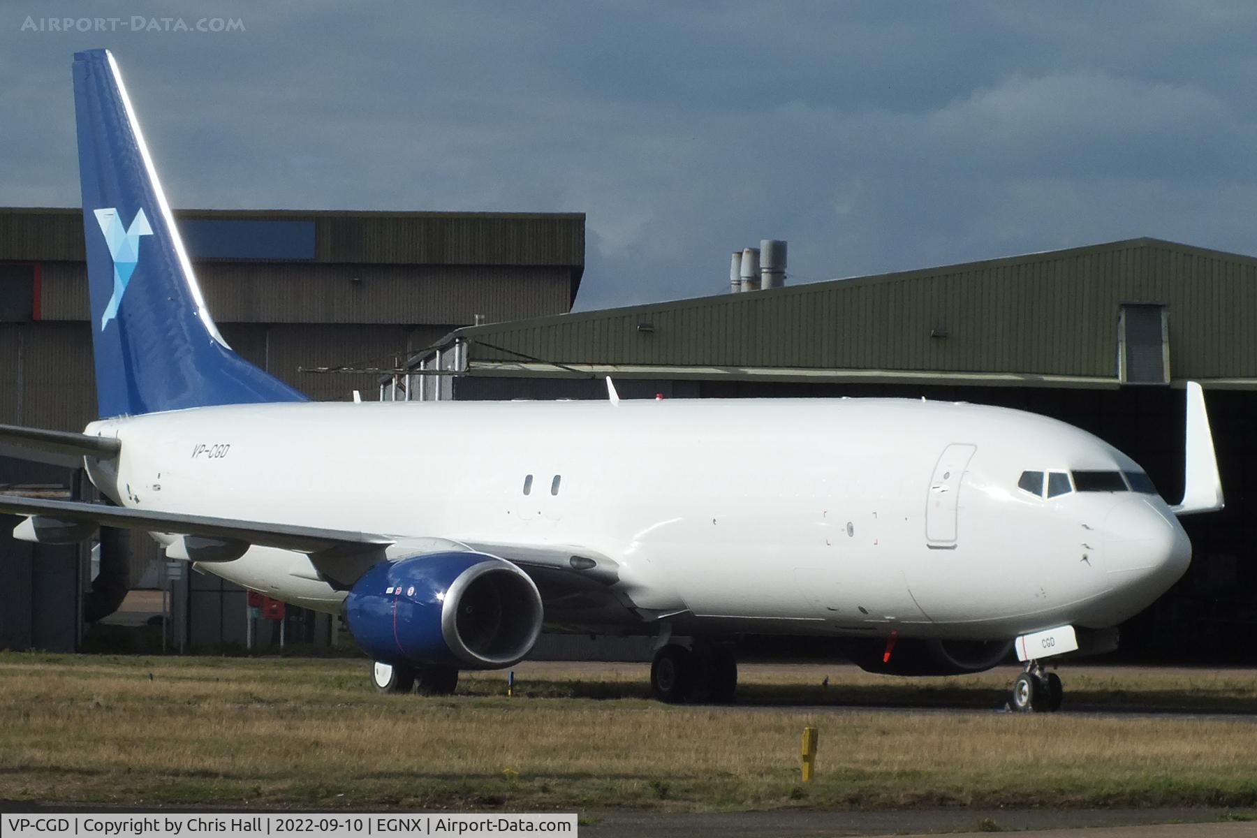 VP-CGD, 2003 Boeing 737-883 C/N 28328, East Midlands