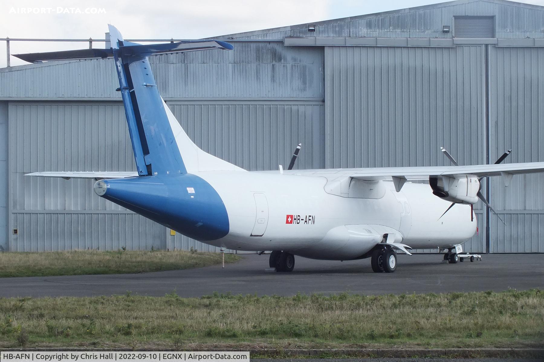 HB-AFN, 1994 ATR 72-201 C/N 389, East Midlands