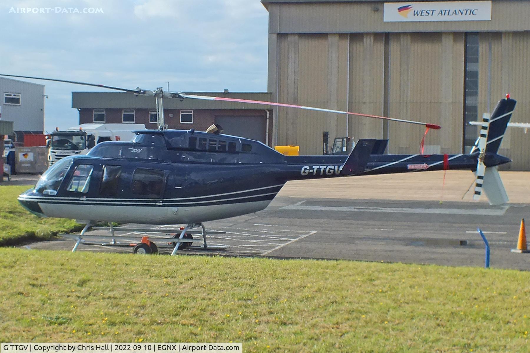 G-TTGV, 2008 Bell 206L-4 LongRanger IV LongRanger C/N 52381, East Midlands