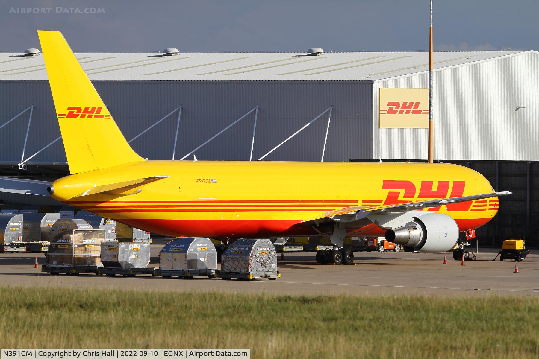 N391CM, 2002 Boeing 767-381/ER C/N 32975, East Midlands