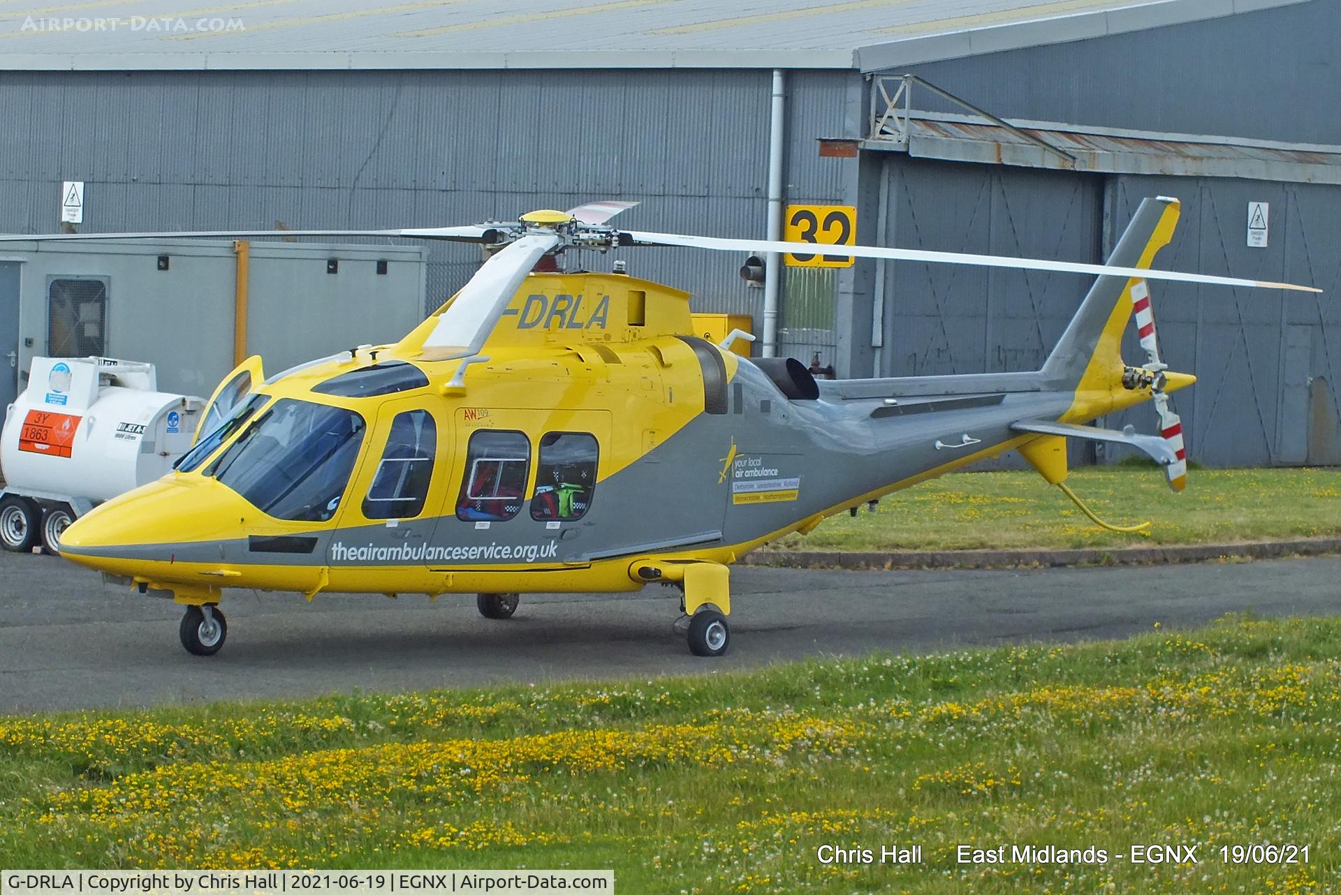 G-DRLA, 2020 Leonardo AW-109SP Grand New C/N 22423, East Midlands