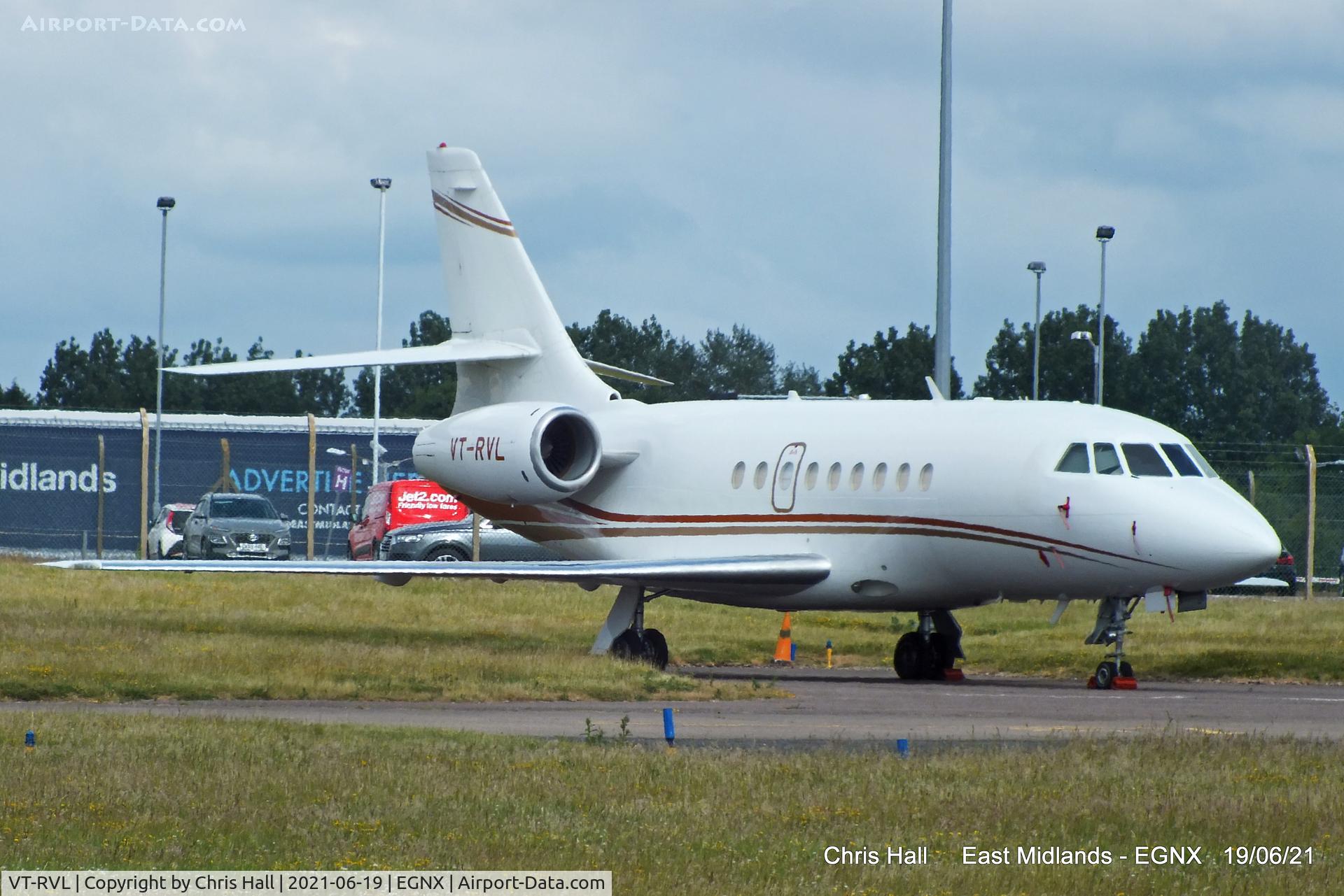 VT-RVL, 1999 Dassault Falcon 2000 C/N 101, East Midlands