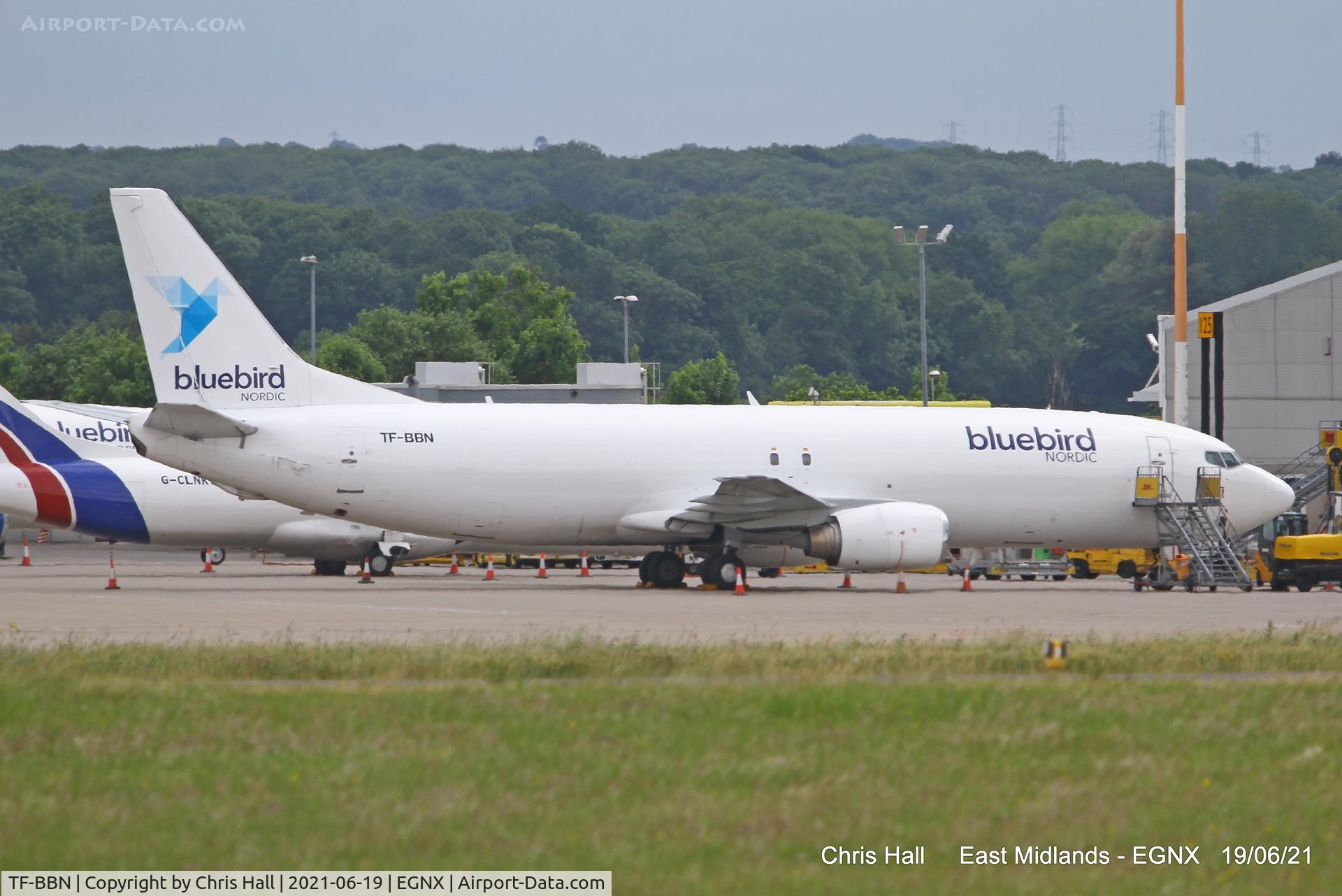 TF-BBN, 1991 Boeing 737-4B3(F) C/N 24751, East Midlands