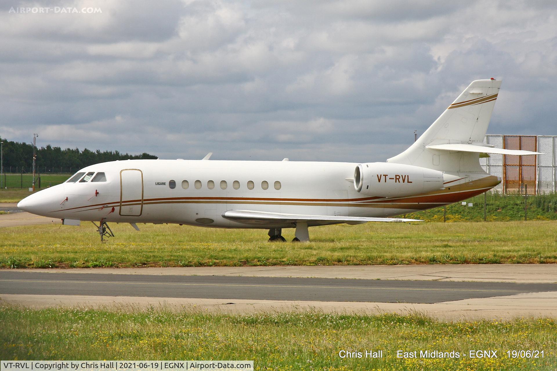 VT-RVL, 1999 Dassault Falcon 2000 C/N 101, East Midlands