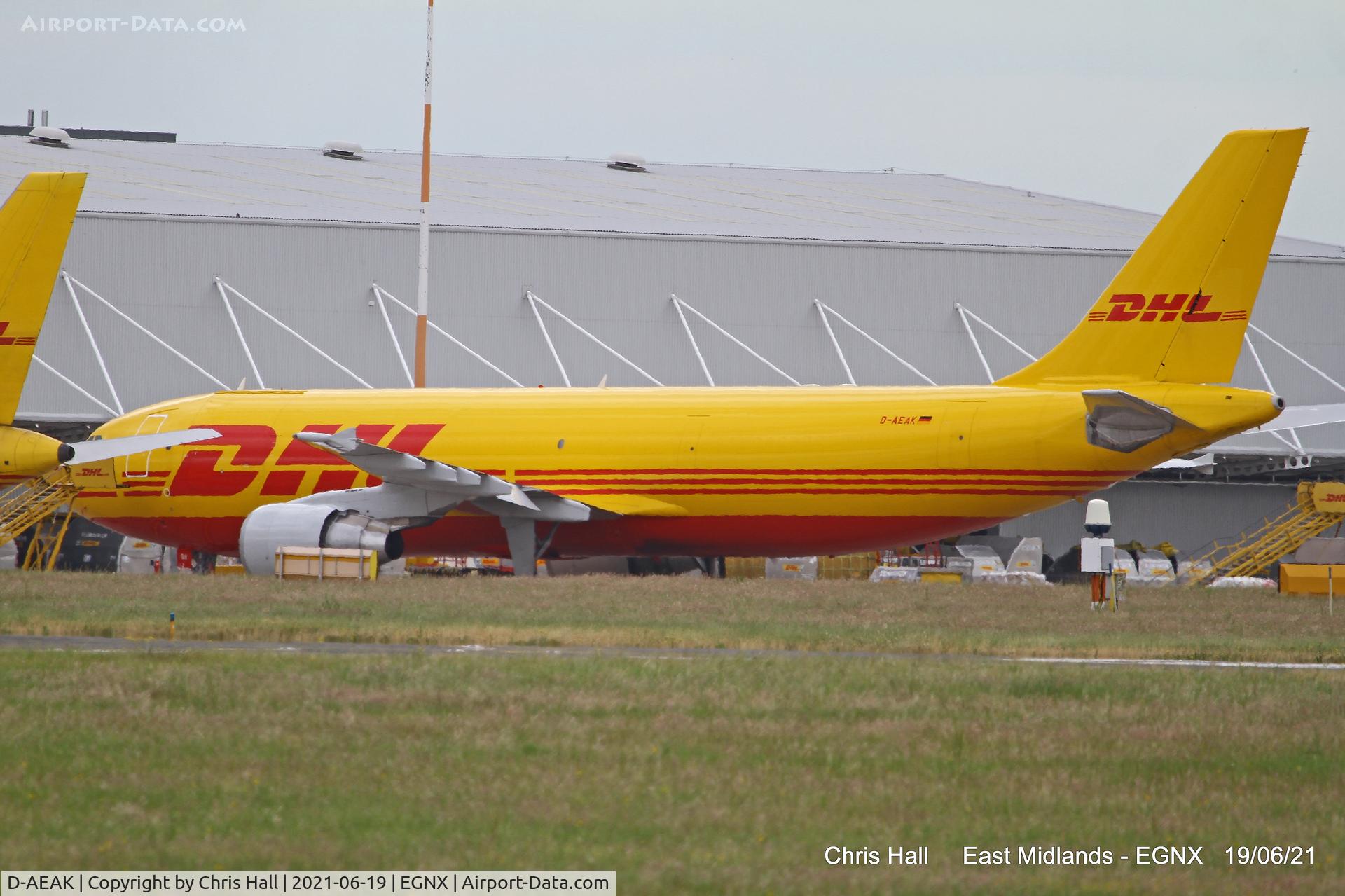 D-AEAK, 1992 Airbus A300B4-622R(F) C/N 670, East Midlands