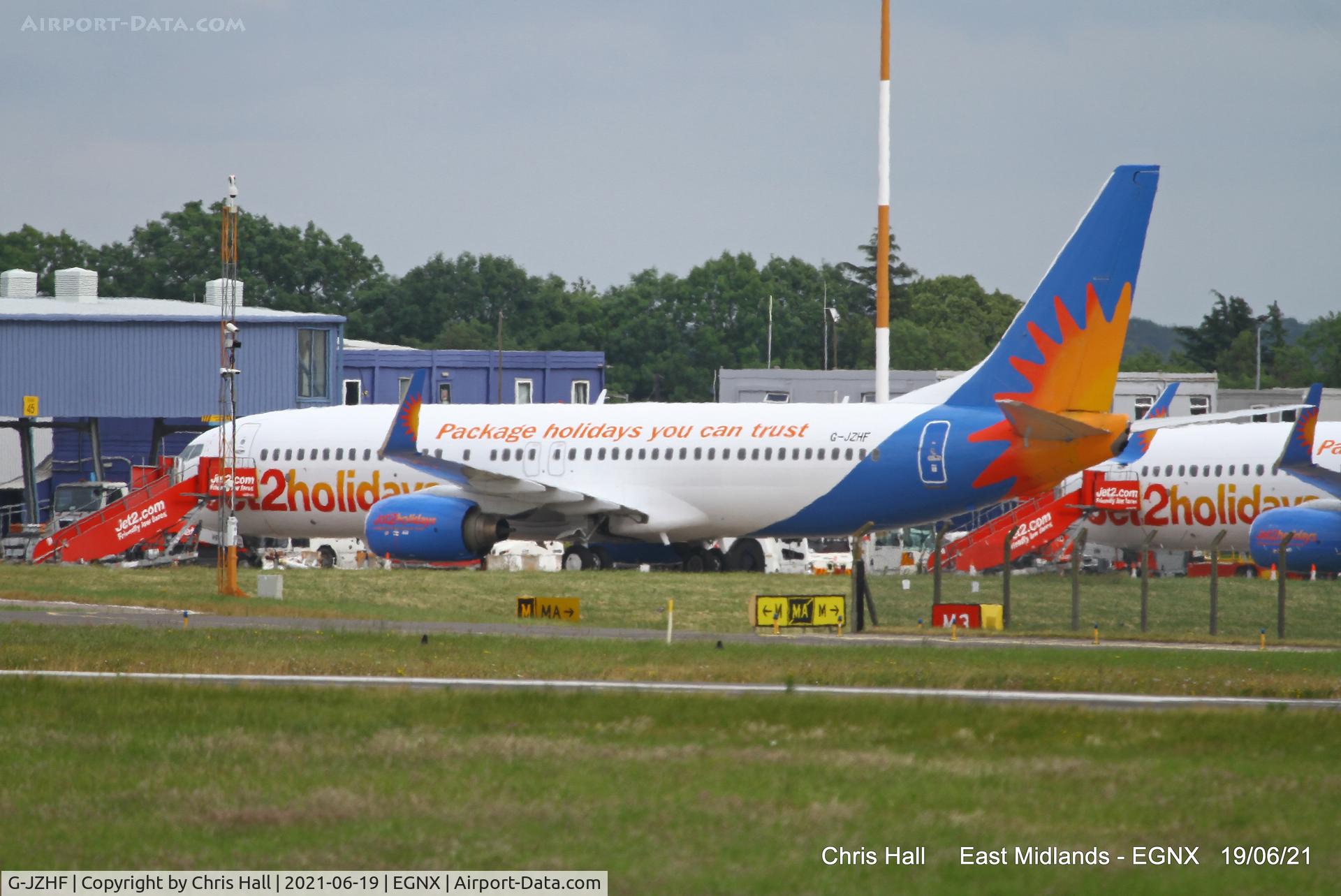 G-JZHF, 1999 Boeing 737-8K2 C/N 28378, East Midlands