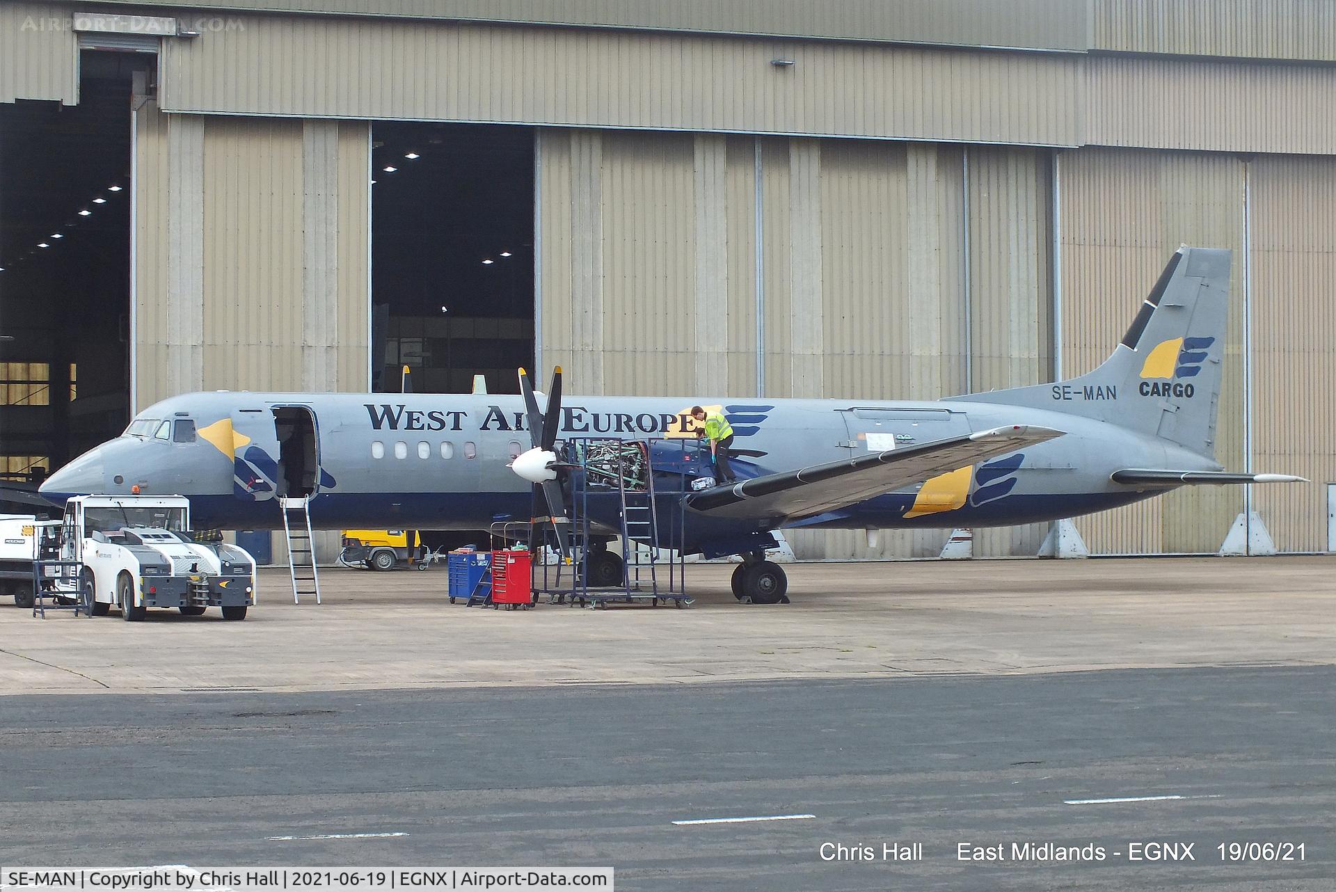SE-MAN, 1988 British Aerospace ATP C/N 2006, East Midlands