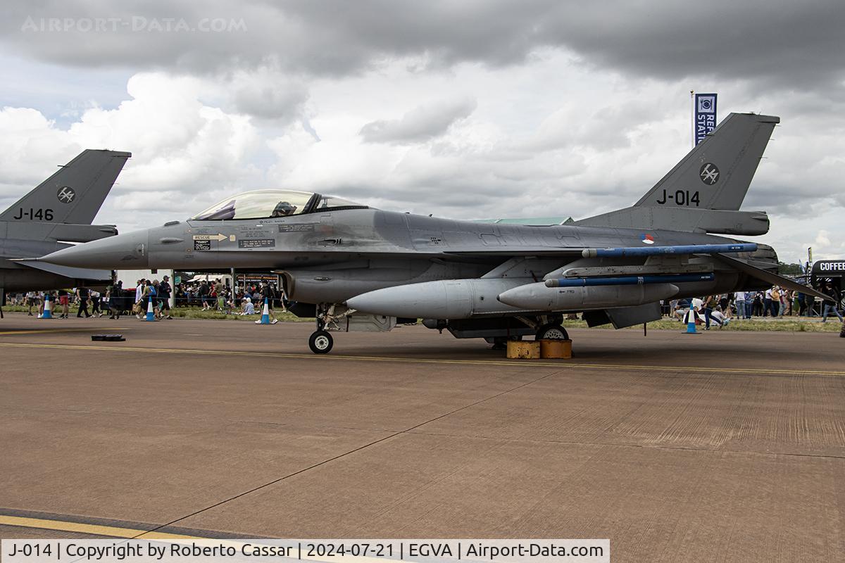 J-014, Fokker F-16AM Fighting Falcon C/N 6D-170, RIAT 24