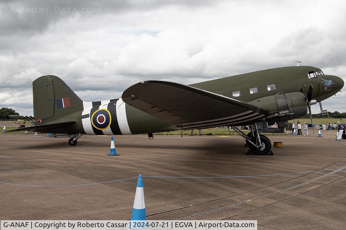 G-ANAF, 1944 Douglas DC-3C-R-1830-90C (C-47B) C/N 33436, RIAT 24
