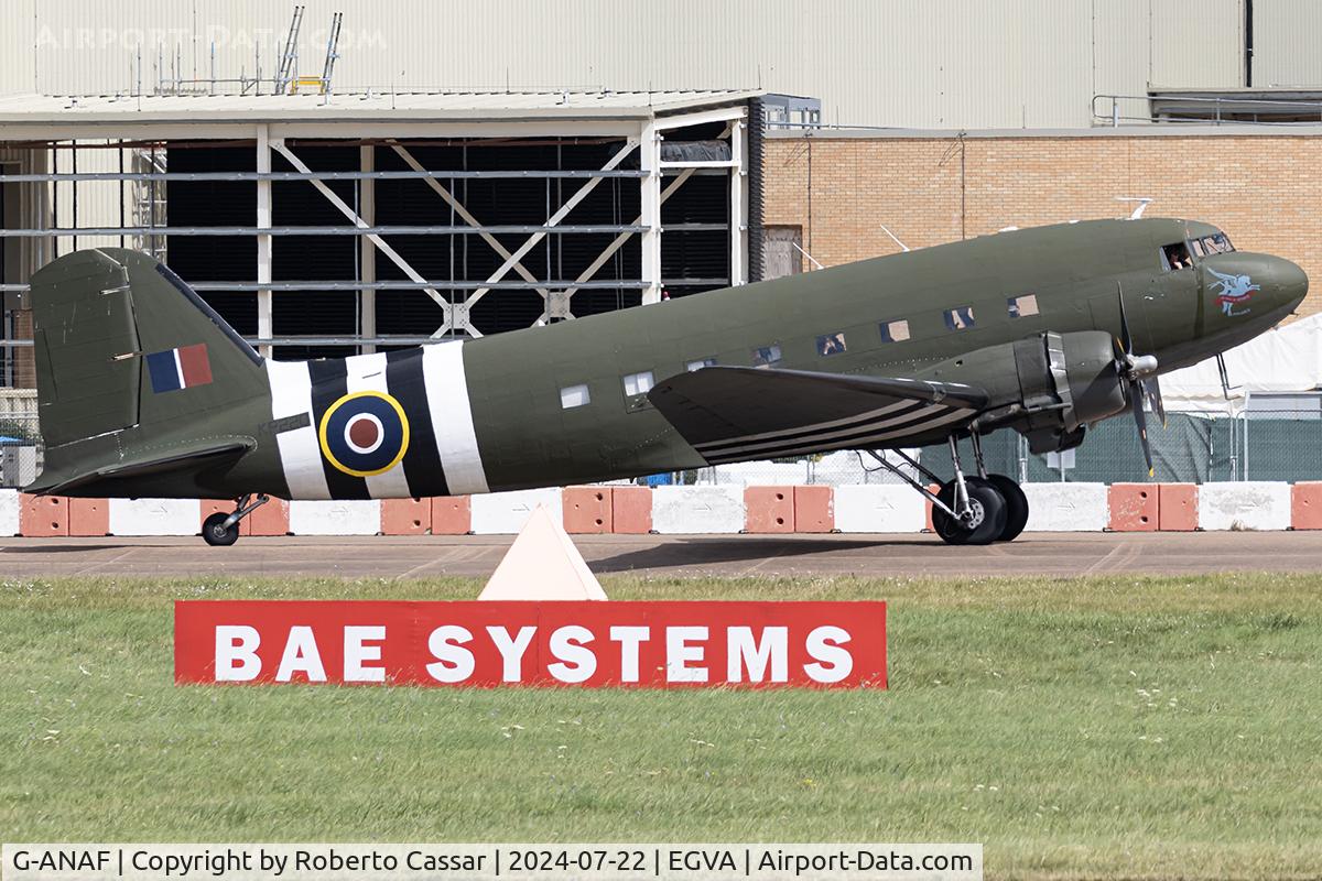 G-ANAF, 1944 Douglas DC-3C-R-1830-90C (C-47B) C/N 33436, RIAT 24