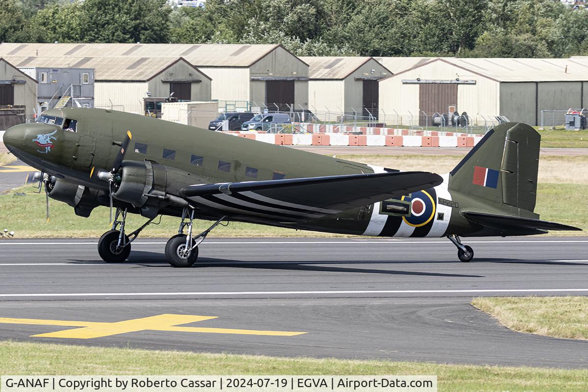 G-ANAF, 1944 Douglas DC-3C-R-1830-90C (C-47B) C/N 33436, RIAT 24