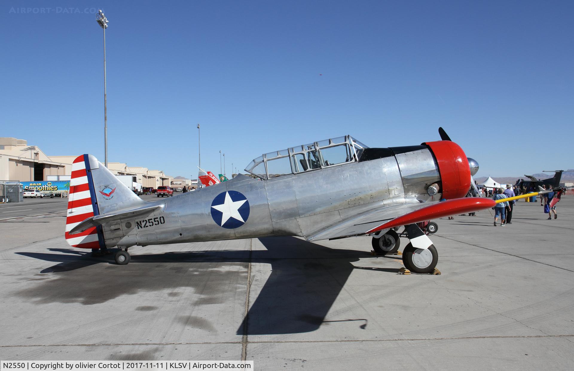 N2550, 1985 North American SNJ-5 Texan C/N 43683, nellis 2017