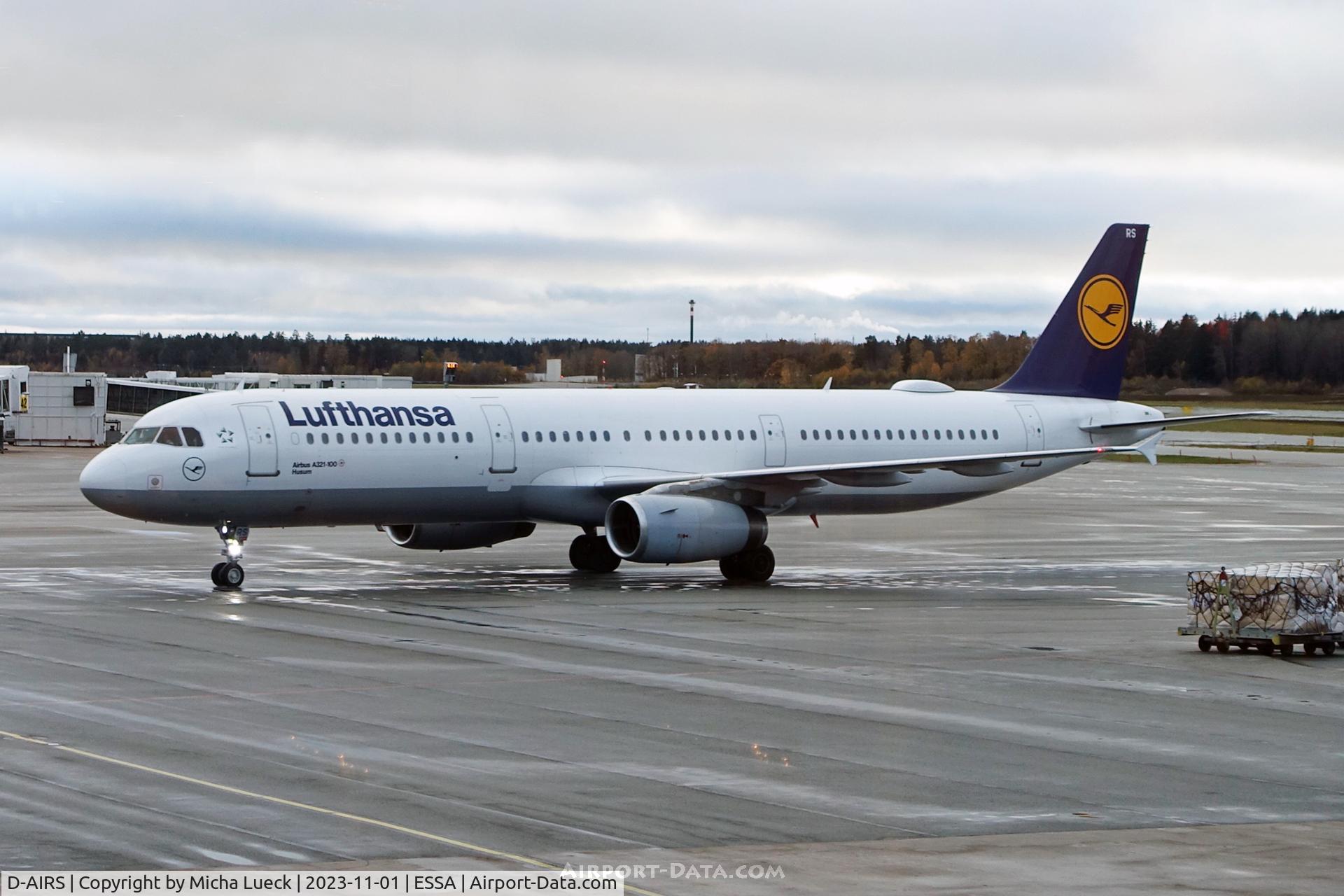 D-AIRS, 1996 Airbus A321-131 C/N 0595, At Arlanda