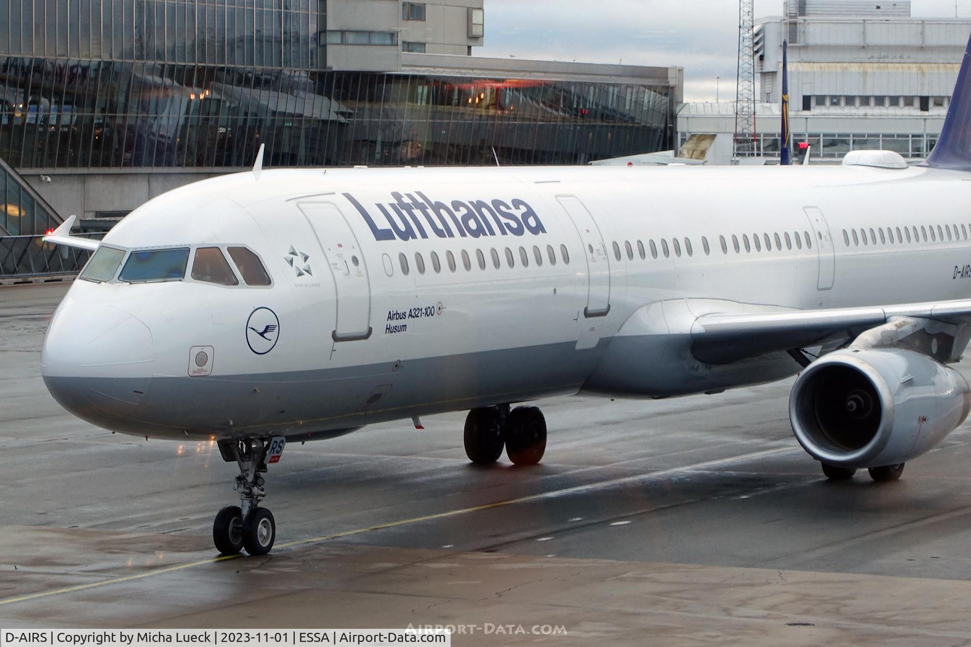 D-AIRS, 1996 Airbus A321-131 C/N 0595, At Arlanda