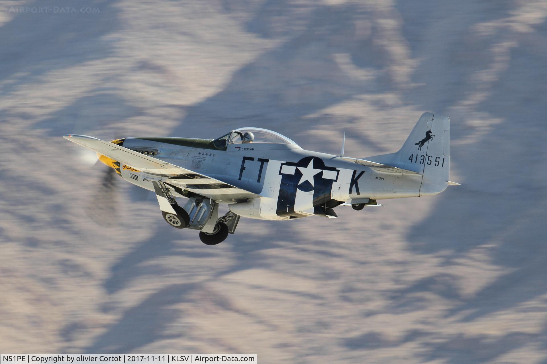 N51PE, North American F-51D Mustang C/N 45-11586, nellis 2017