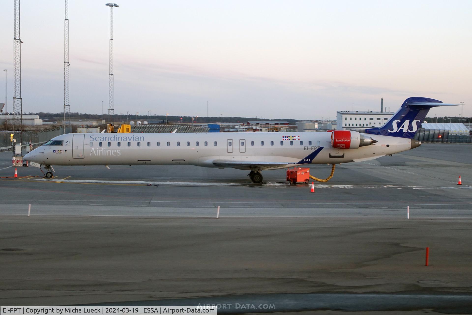 EI-FPT, 2017 Bombardier CRJ-900LR (CL-600-2D24) C/N 15438, At Arlanda