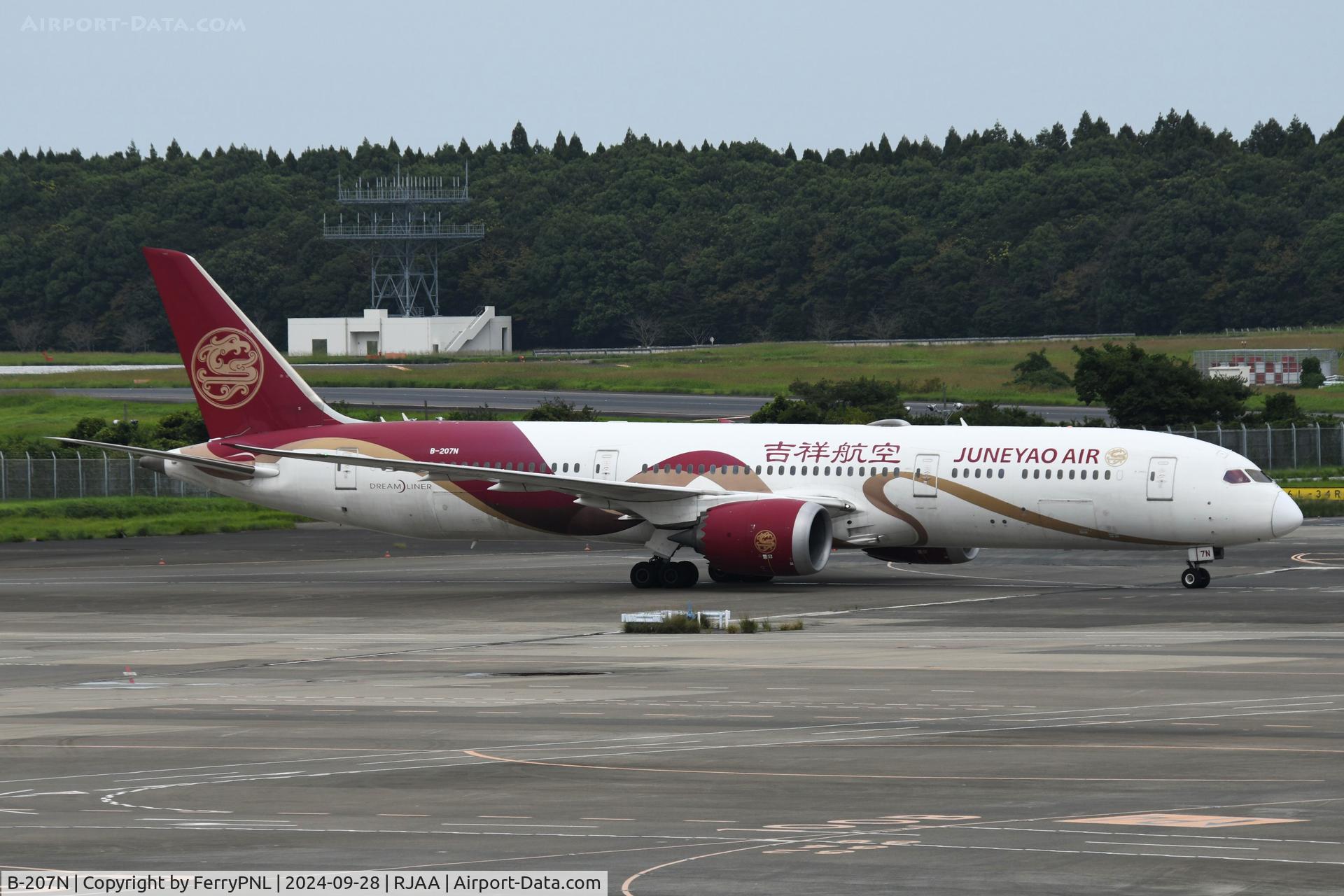B-207N, 2018 Boeing 787-9 Dreamliner C/N 64313, Juneyao B789