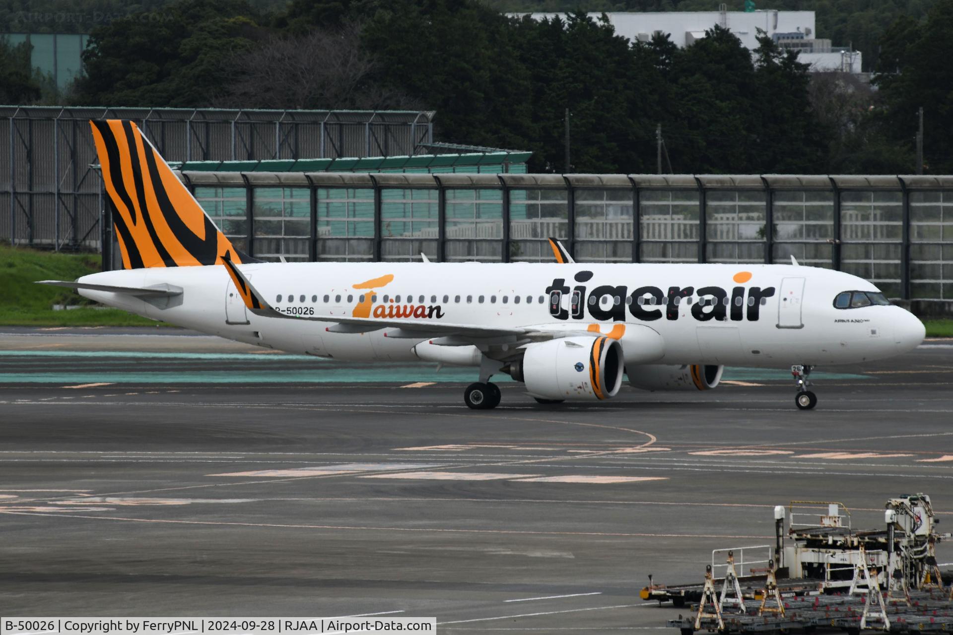 B-50026, 2023 Airbus A320-271N C/N 11533, Tigerair A320N arriving