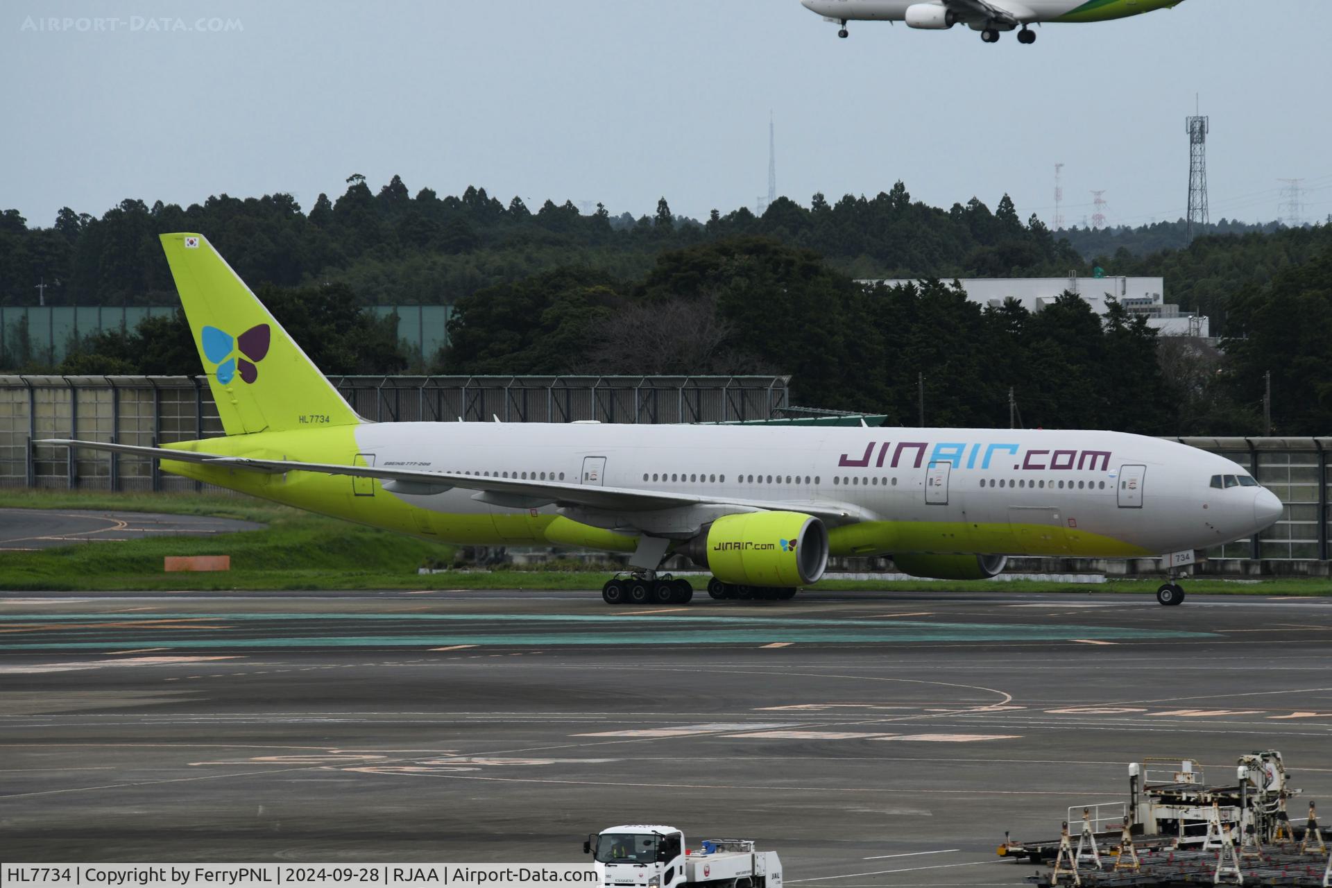 HL7734, 2008 Boeing 777-2B5/ER C/N 34207, Jin Air B772 arriving from ICN