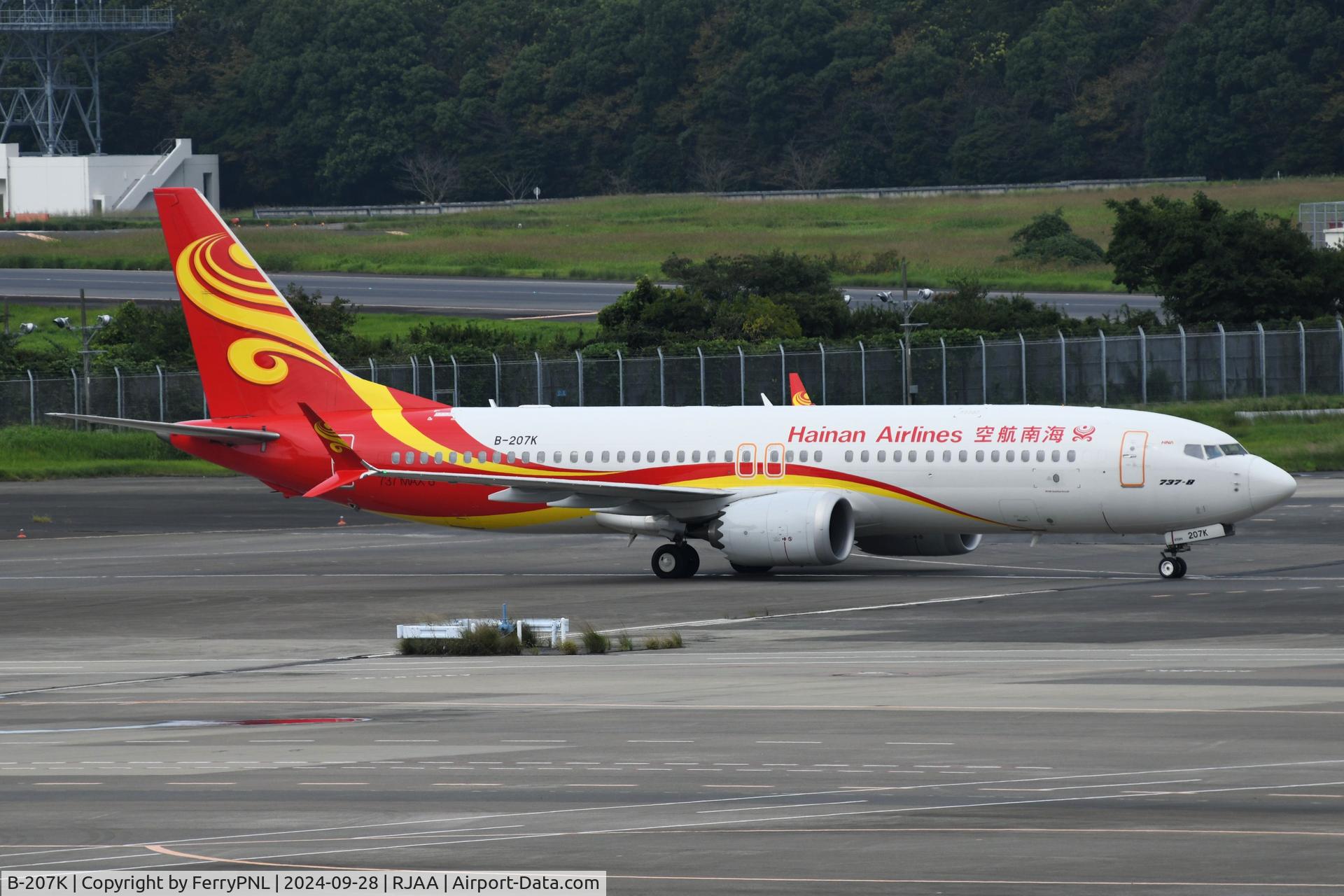 B-207K, 2018 Boeing 737-8 MAX C/N 43561, Arrival of Hainan B737-8MAX