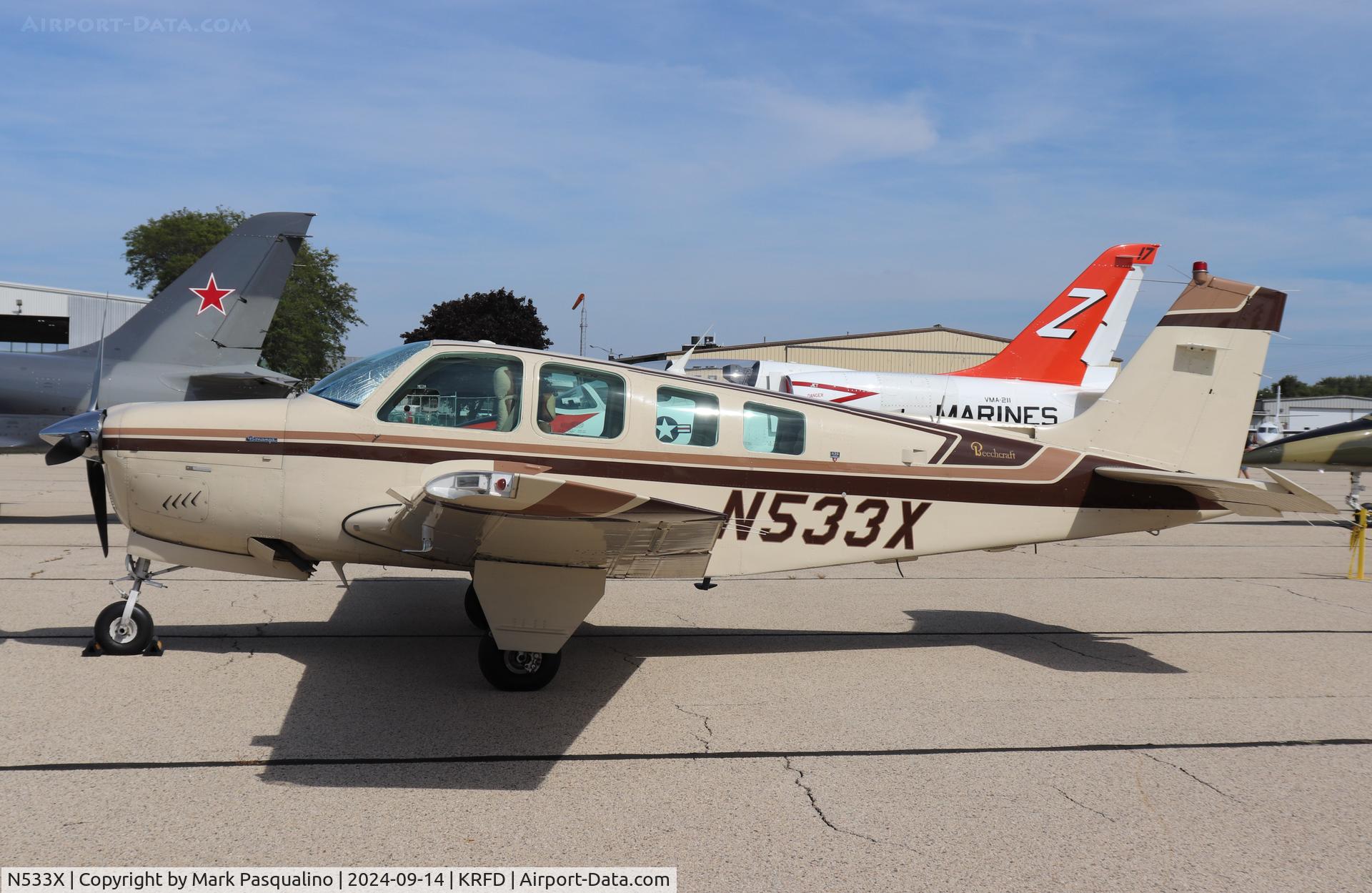 N533X, 1985 Beech A36 Bonanza 36 C/N E-2234, Beech A36