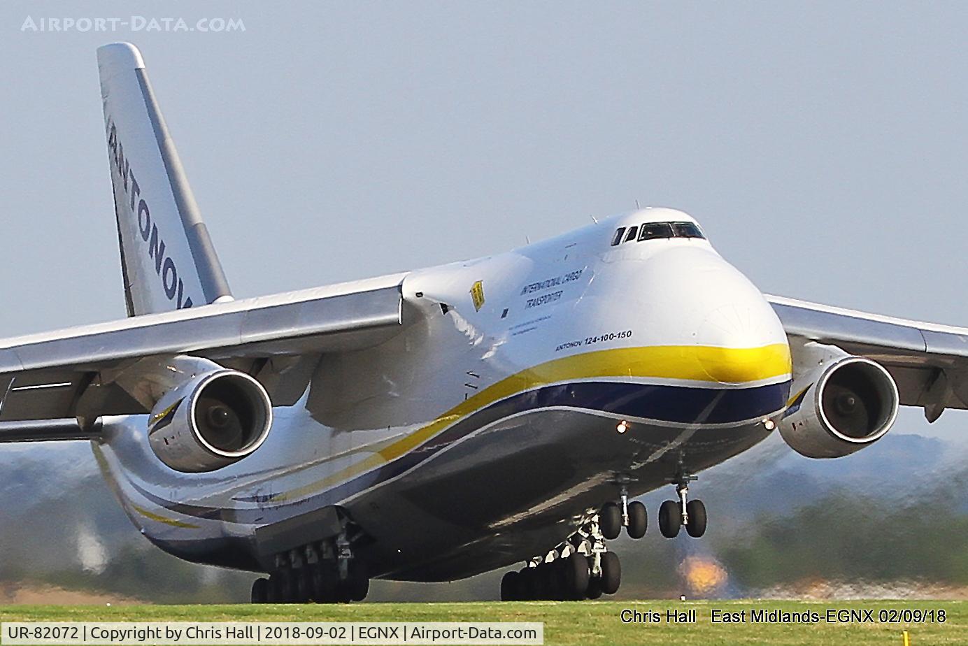 UR-82072, 1993 Antonov An-124-100 Ruslan C/N 9773053359136, East Midlands