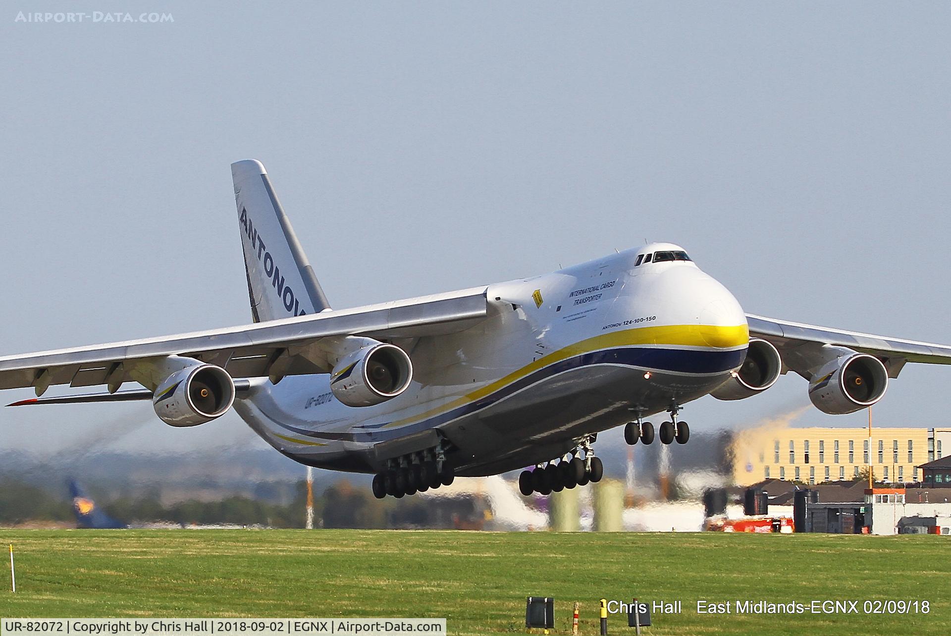 UR-82072, 1993 Antonov An-124-100 Ruslan C/N 9773053359136, East Midlands