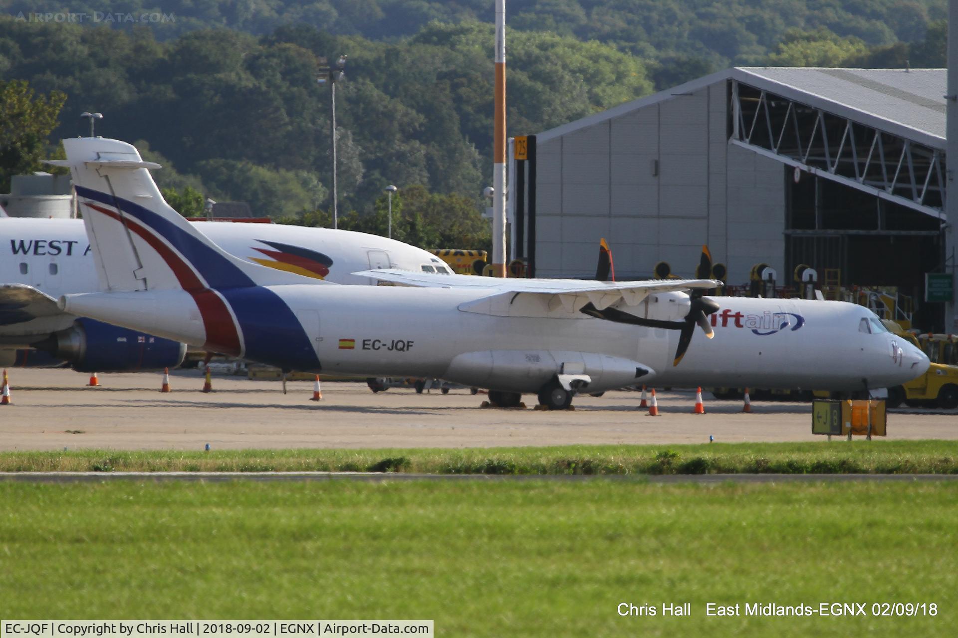 EC-JQF, 1989 ATR 72-201 C/N 147, East Midlands