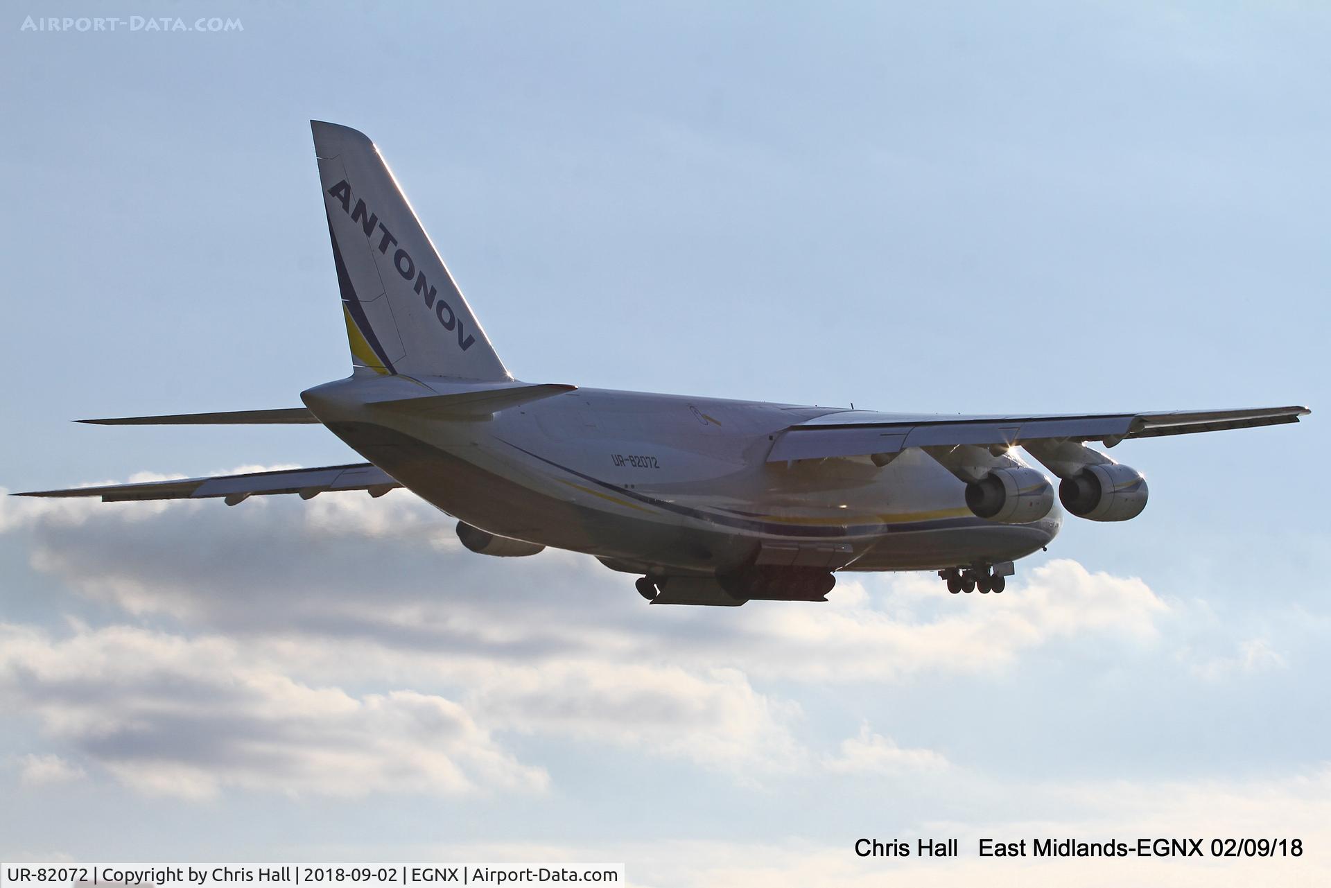 UR-82072, 1993 Antonov An-124-100 Ruslan C/N 9773053359136, East Midlands