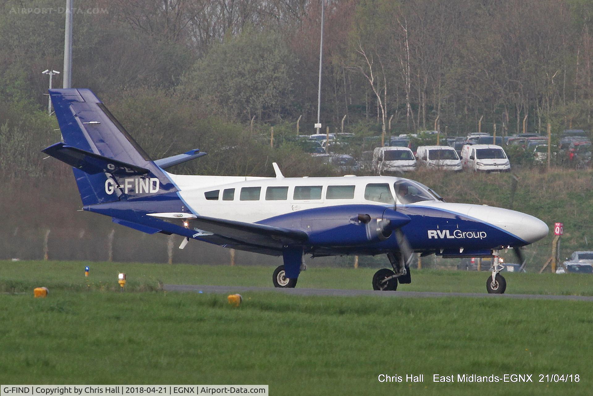 G-FIND, 1989 Reims F406 Caravan II C/N F406-0045, East Midlands
