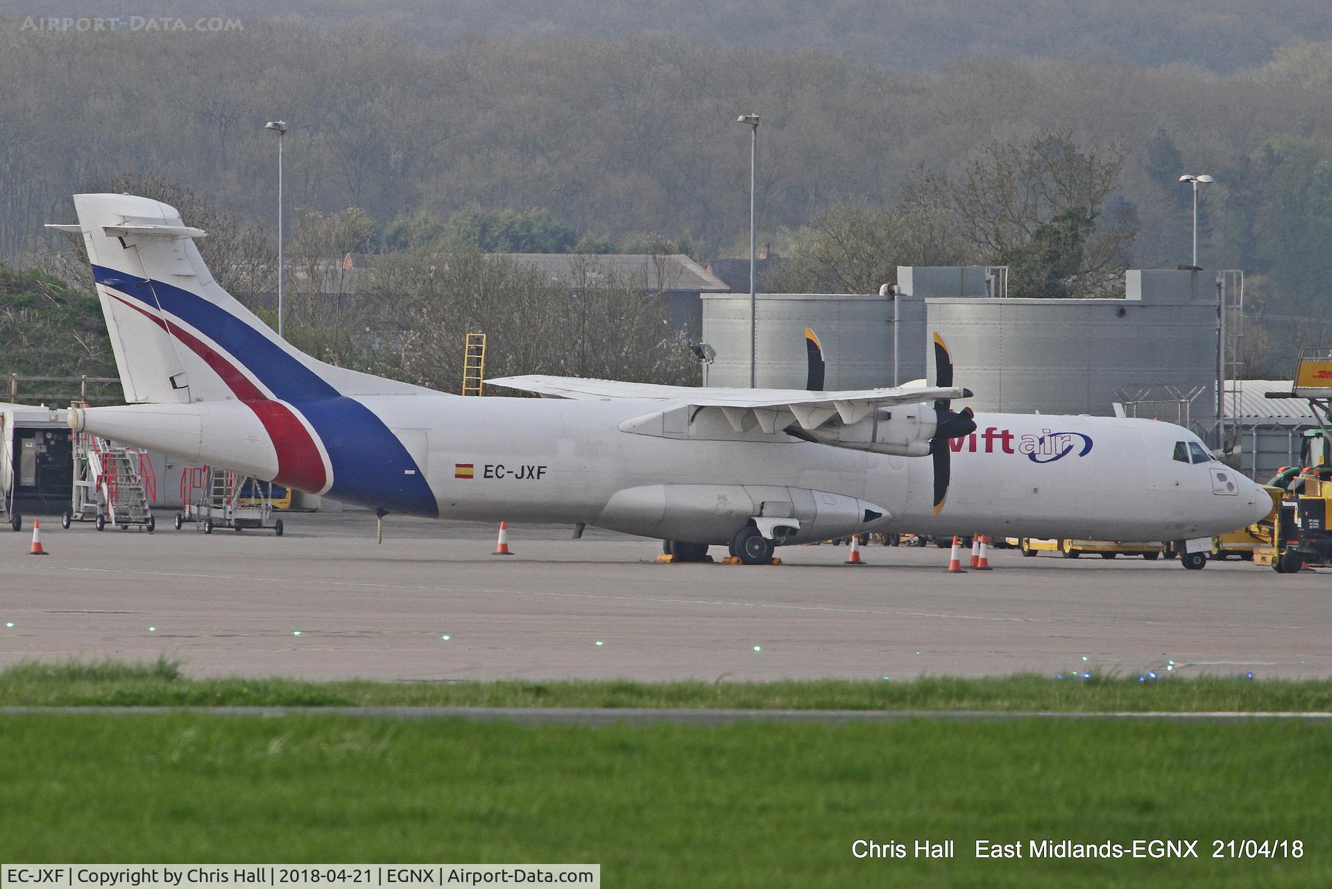 EC-JXF, 1989 ATR 72-211 C/N 150, East Midlands